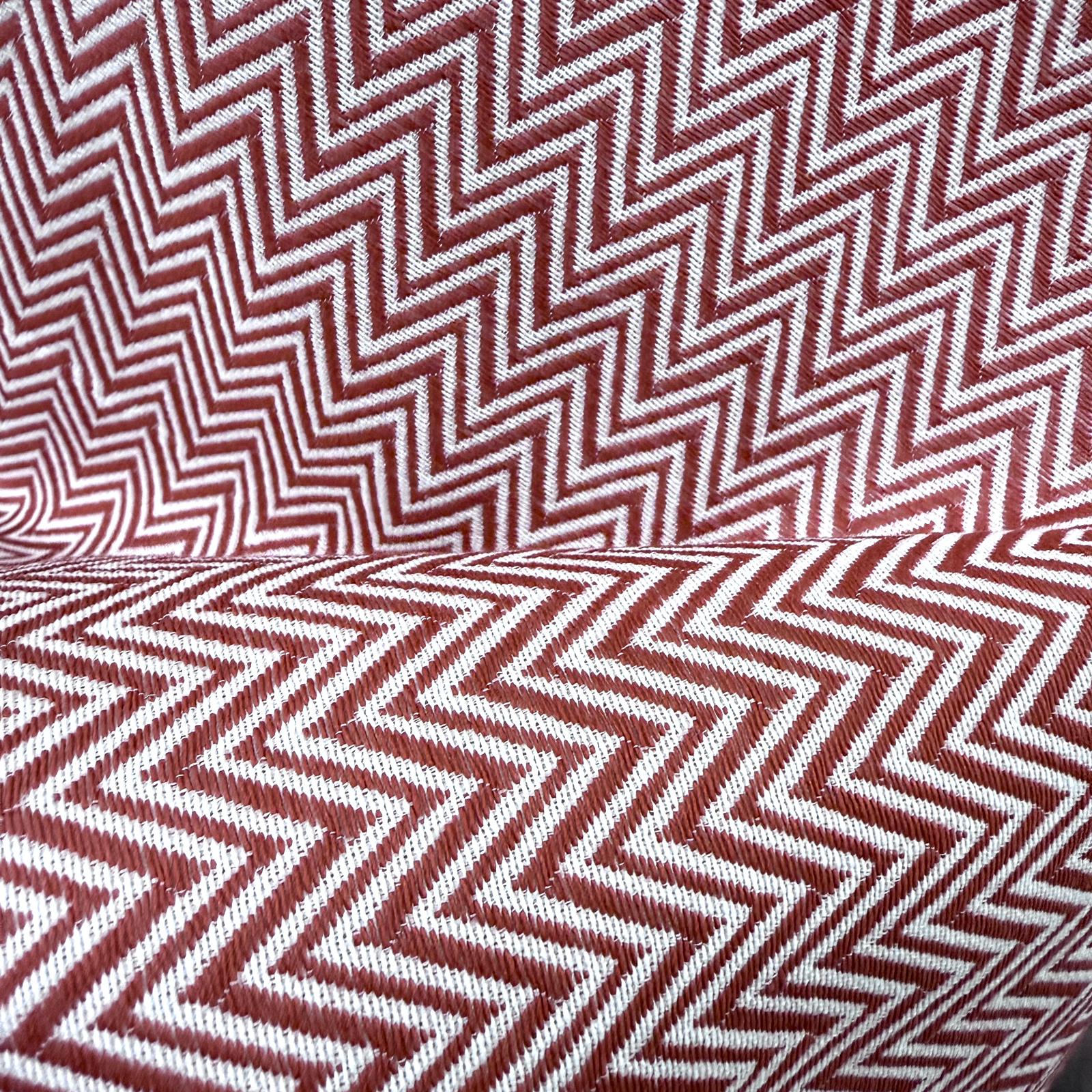 Chevron Zigzag Jakarlı Kumaş