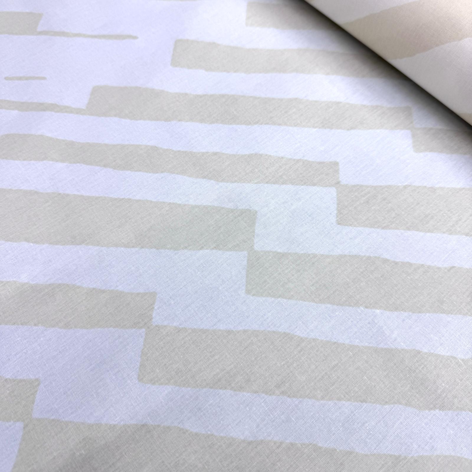 Kesik Çizgiler Sert Poplin Kumaş