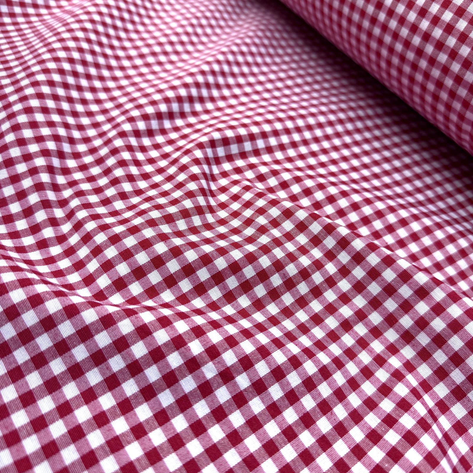 Pötikare Zefir Kumaş - Kırmızı