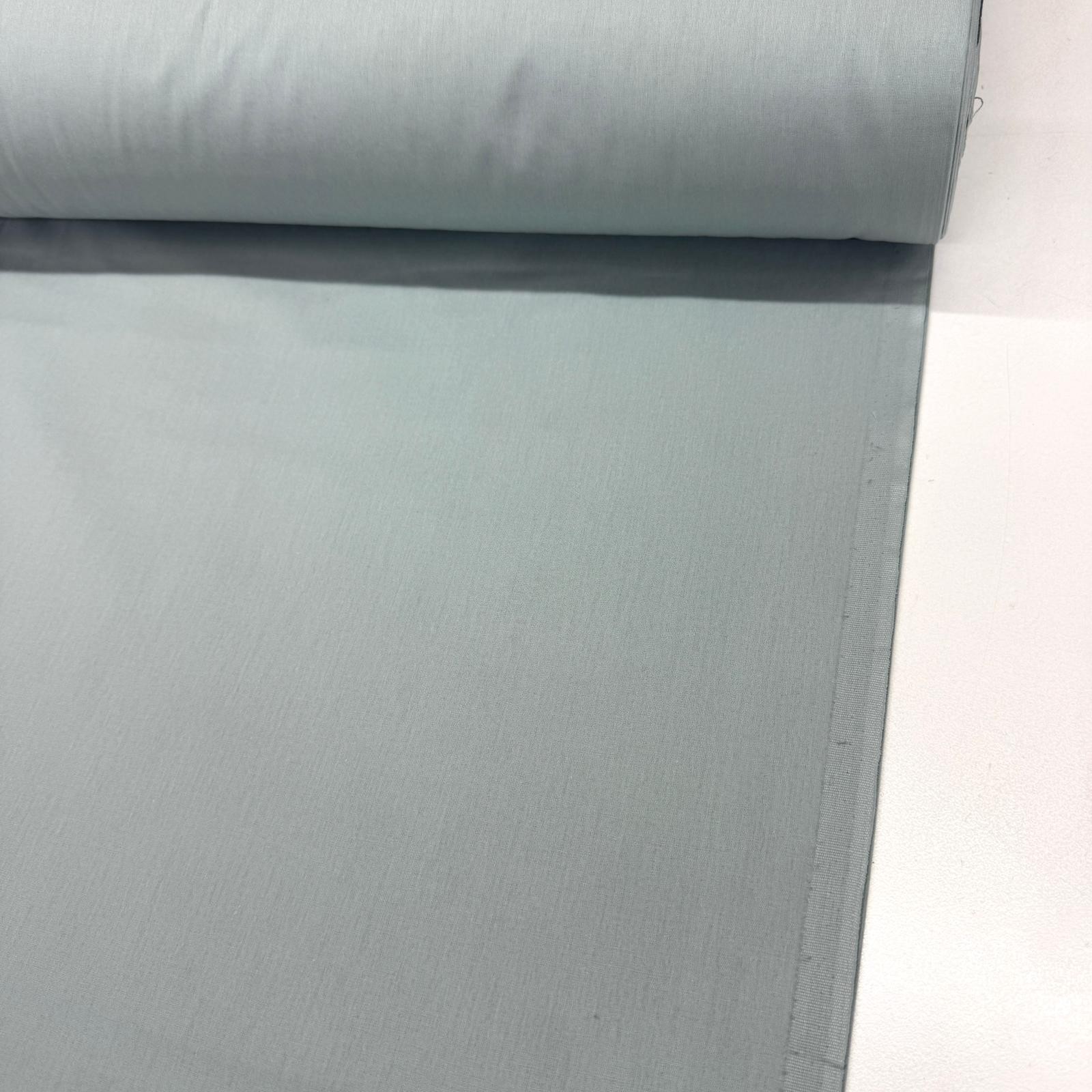 Evim Buz Mavi Poplin Kumaş