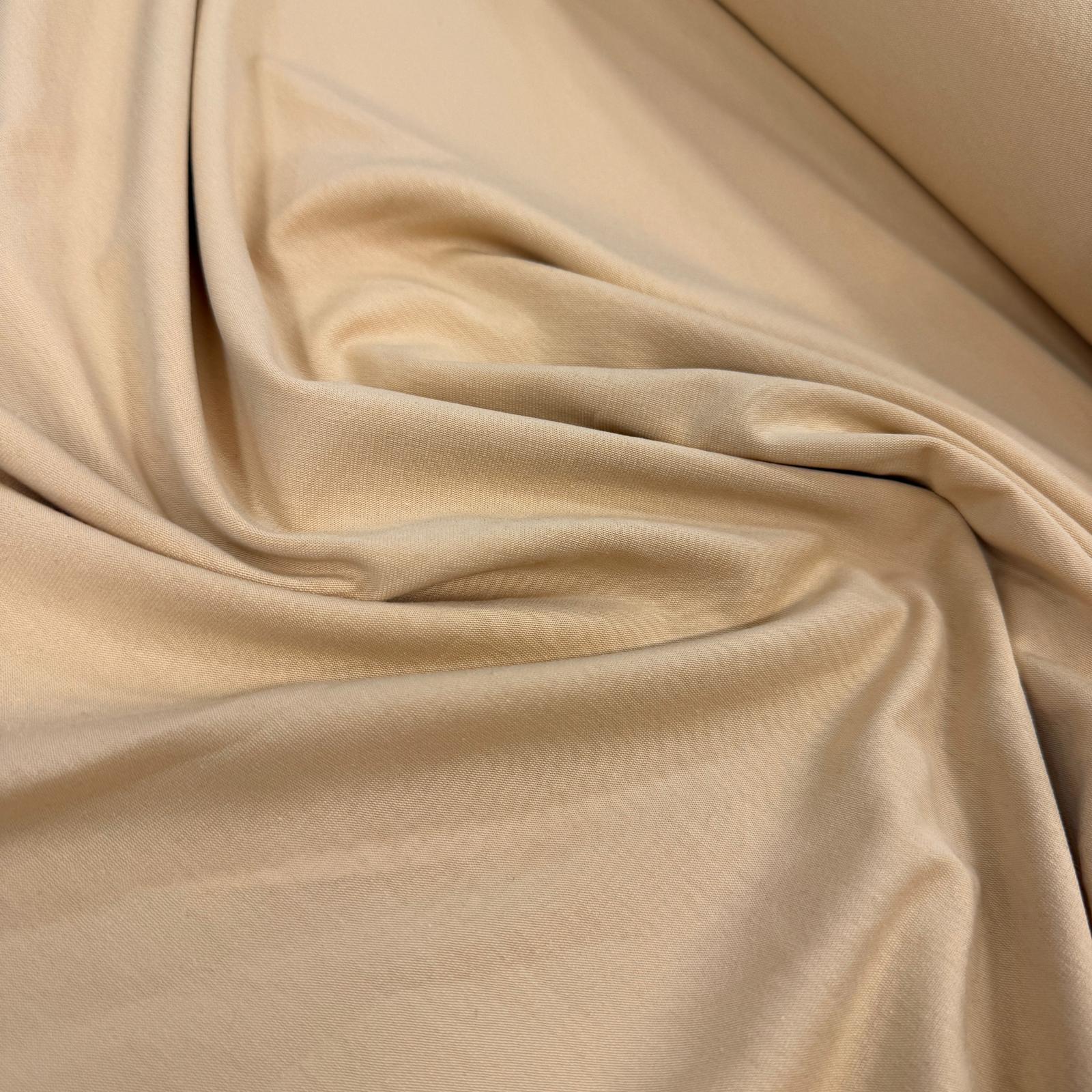 Açık Bej İntaşlar Markalı 30/1 Likralı Süprem Penye Kumaş