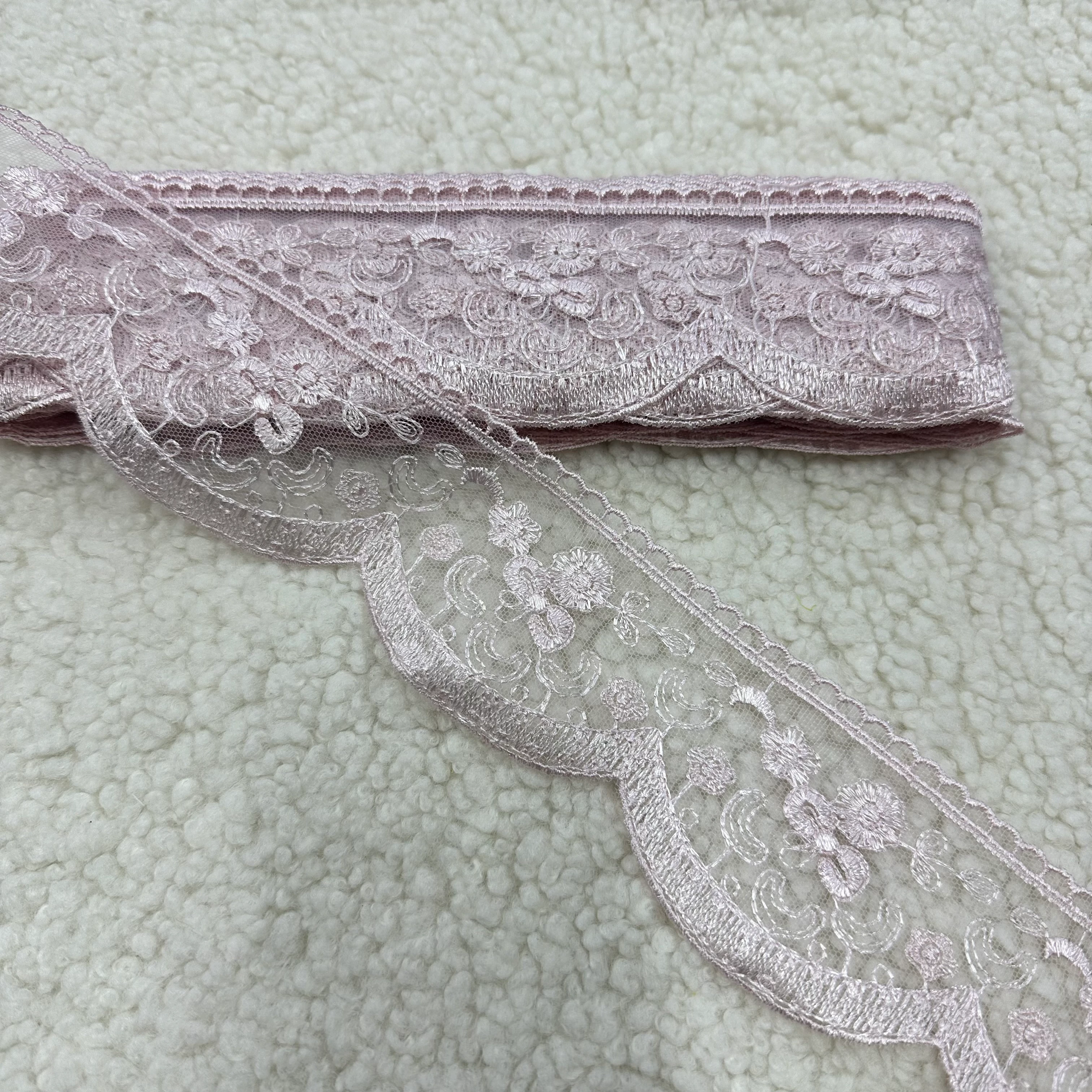 Top Pembe Tül Güpür 