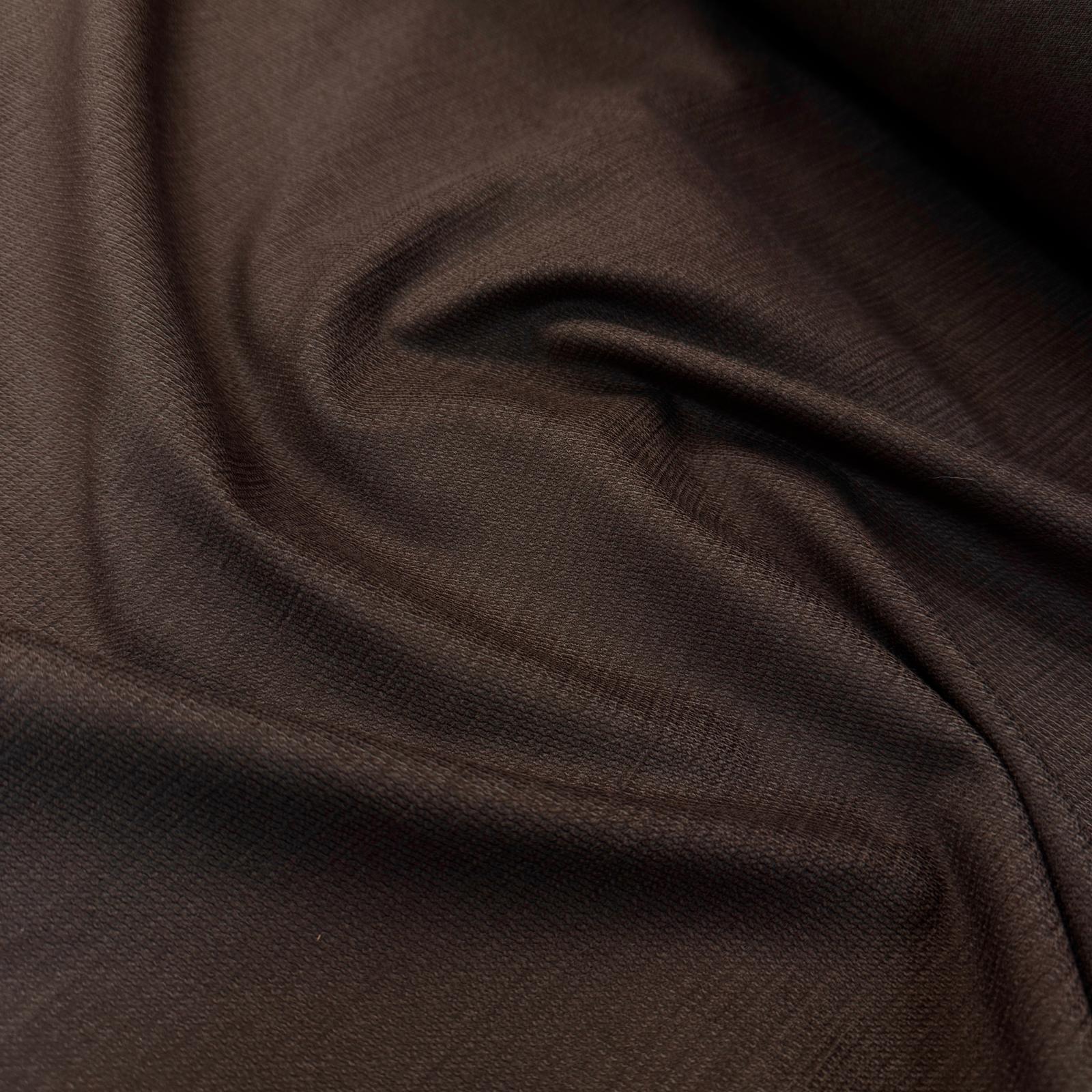 Kahverengi Düz Likralı Pamuk Kadife Kumaş