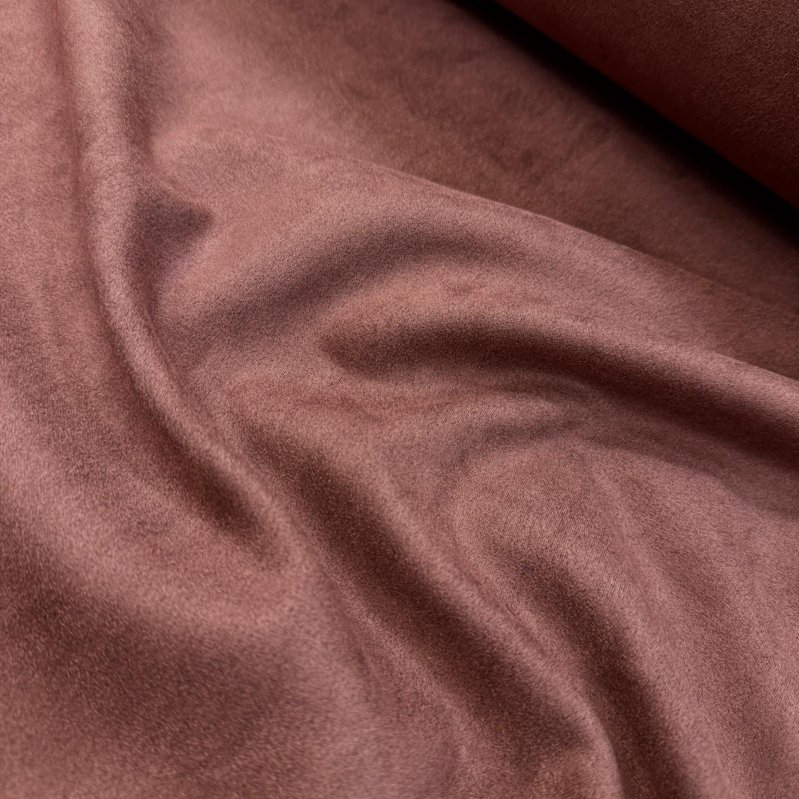 Çift Taraflı Scuba Süet Kumaş - Çikolata