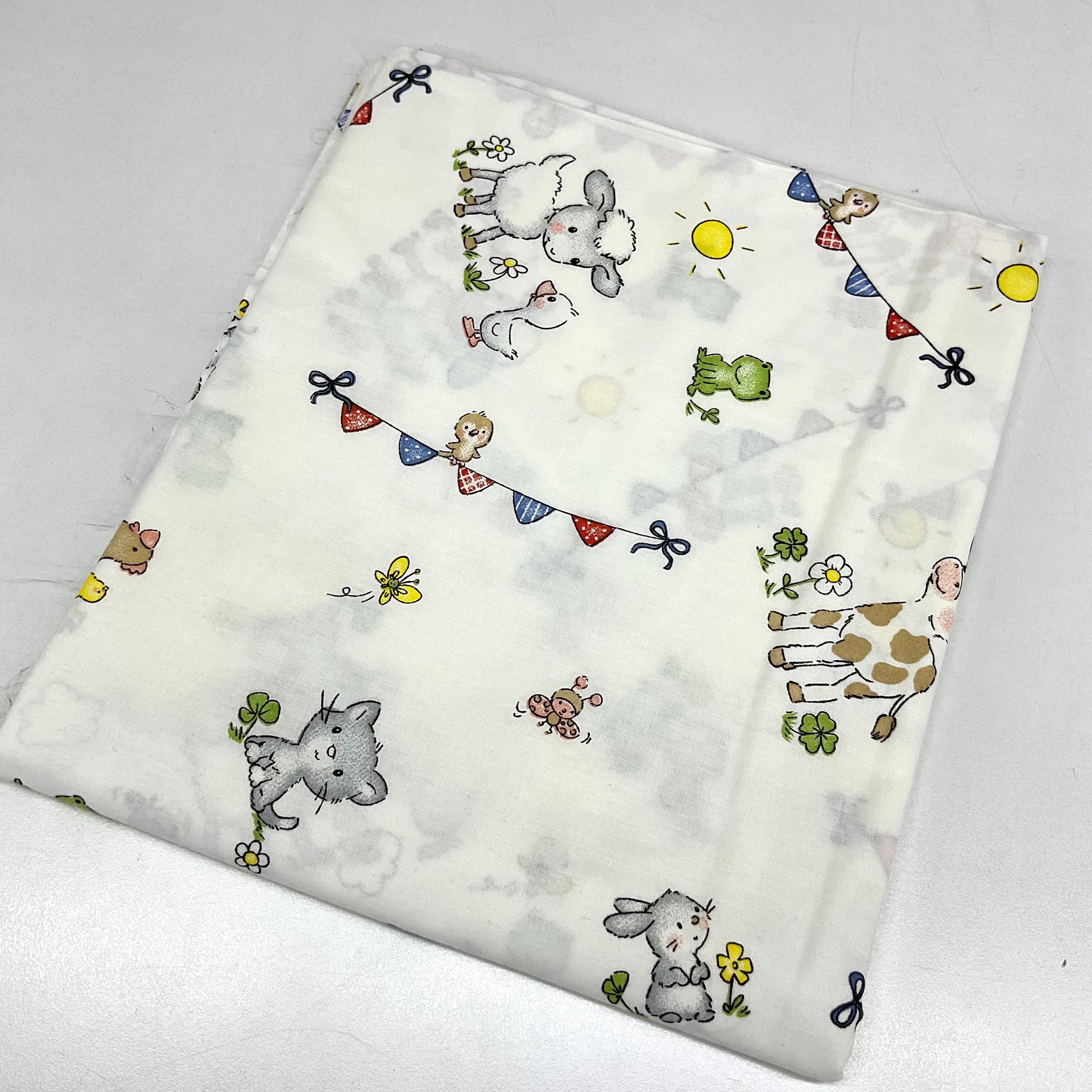 Çiftlik 100*240 cm Parça Dijital Poplin Kumaş