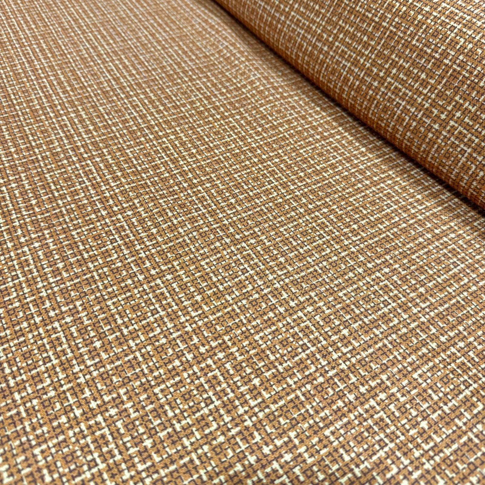 Hasır Desenli Dijital Baskı Kumaş