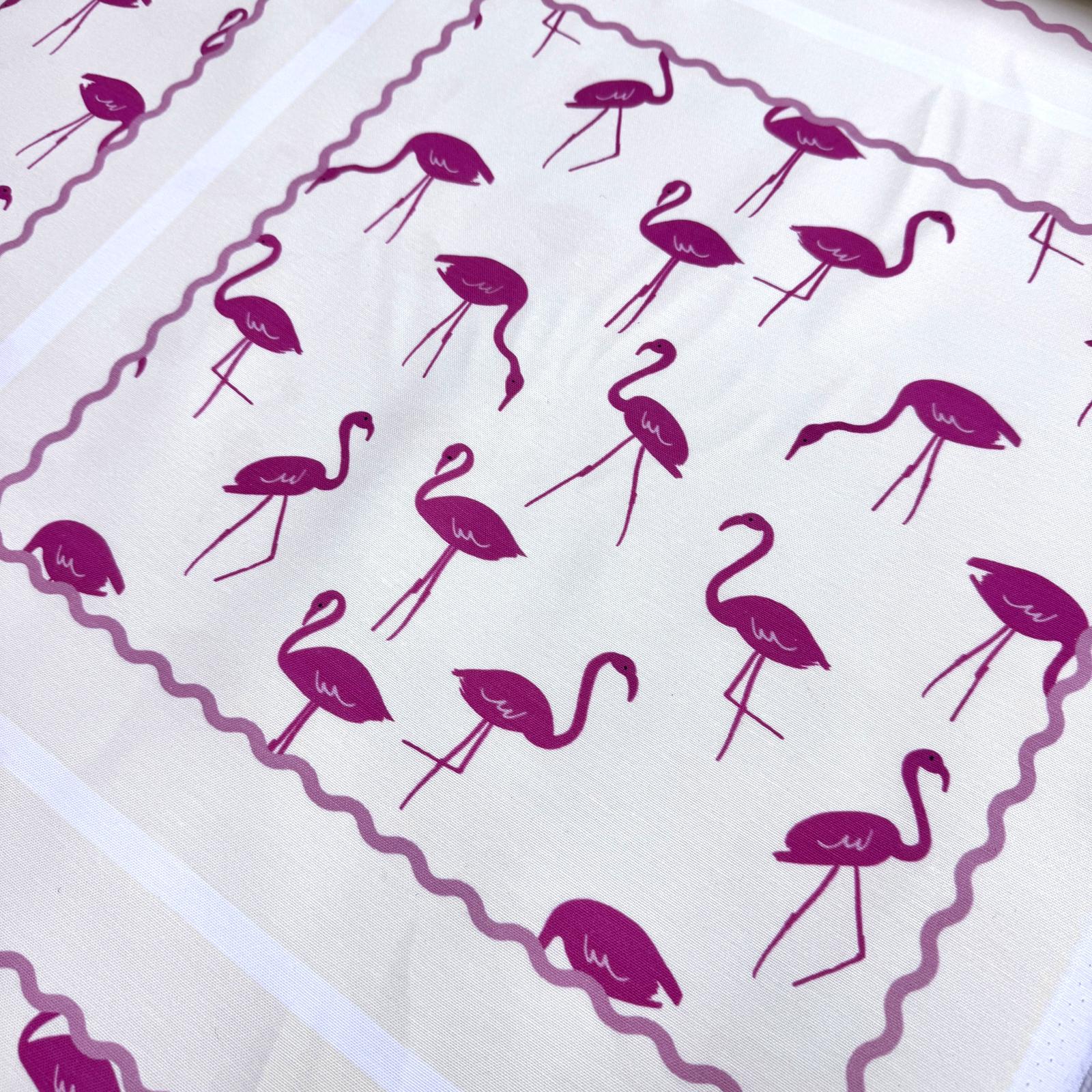 Flamingolar 49*49 Cm Pano Kırlentlik Duck Kumaş