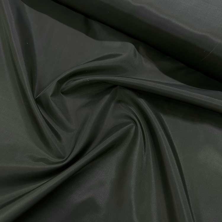 İnce Polyester Astar Saten Kumaş - Haki