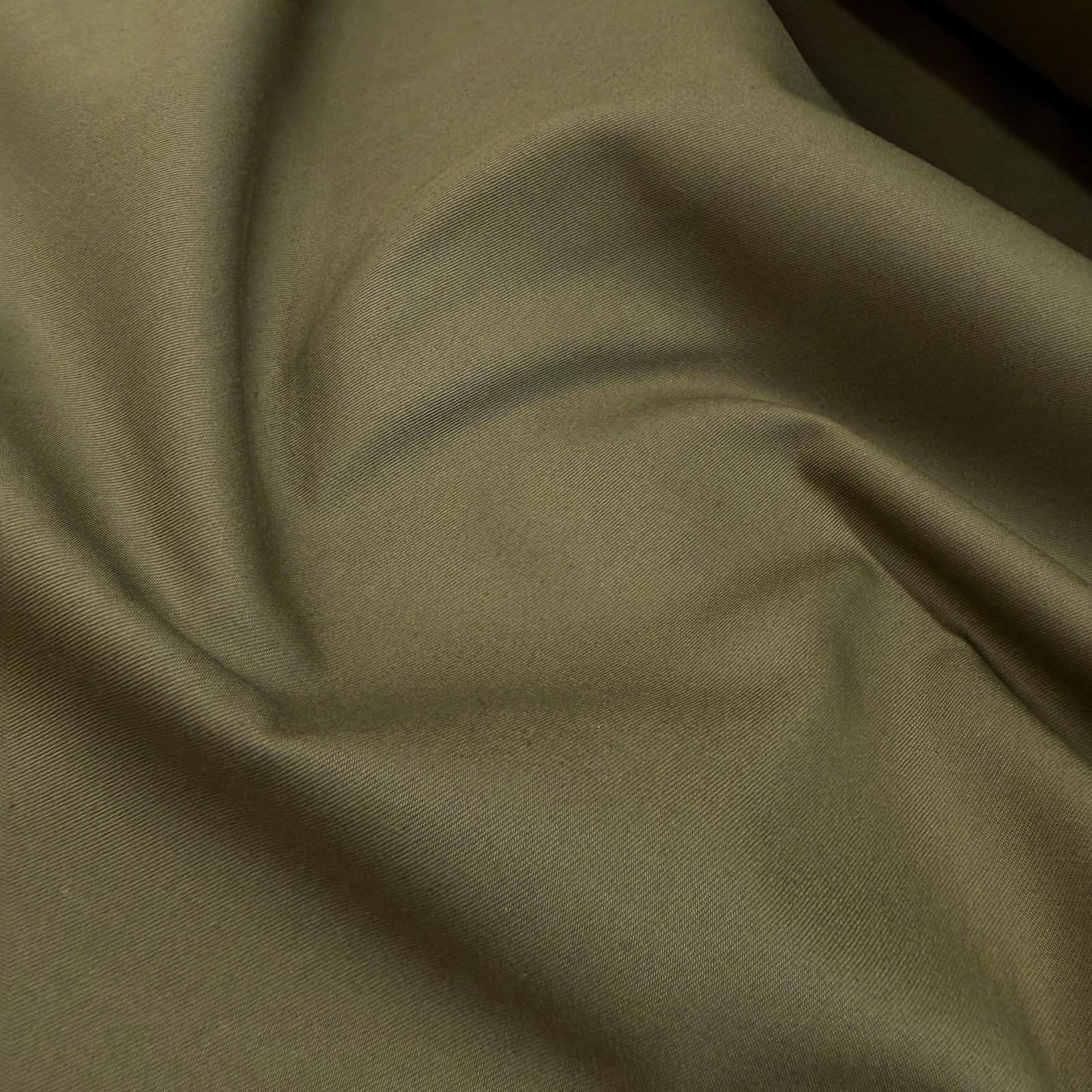 Haki Trençkotluk Pamuk Gabardin Kumaş