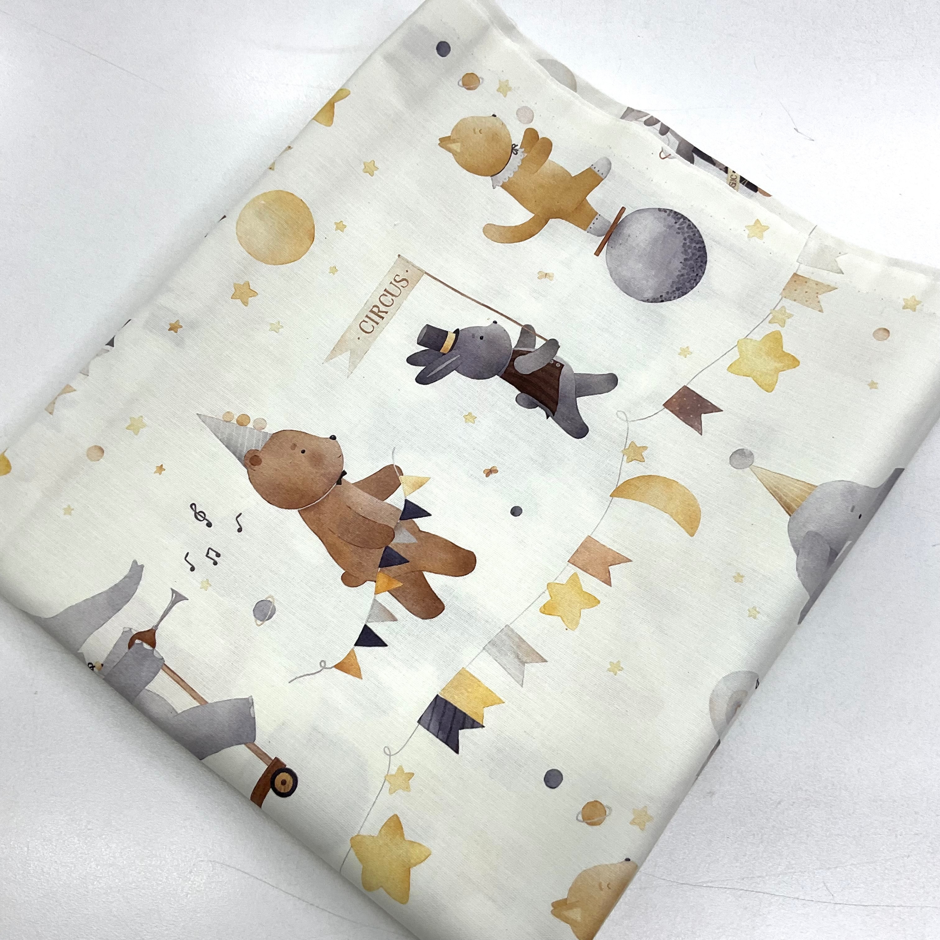 Circus 100*240 cm Parça Dijital Poplin Kumaş