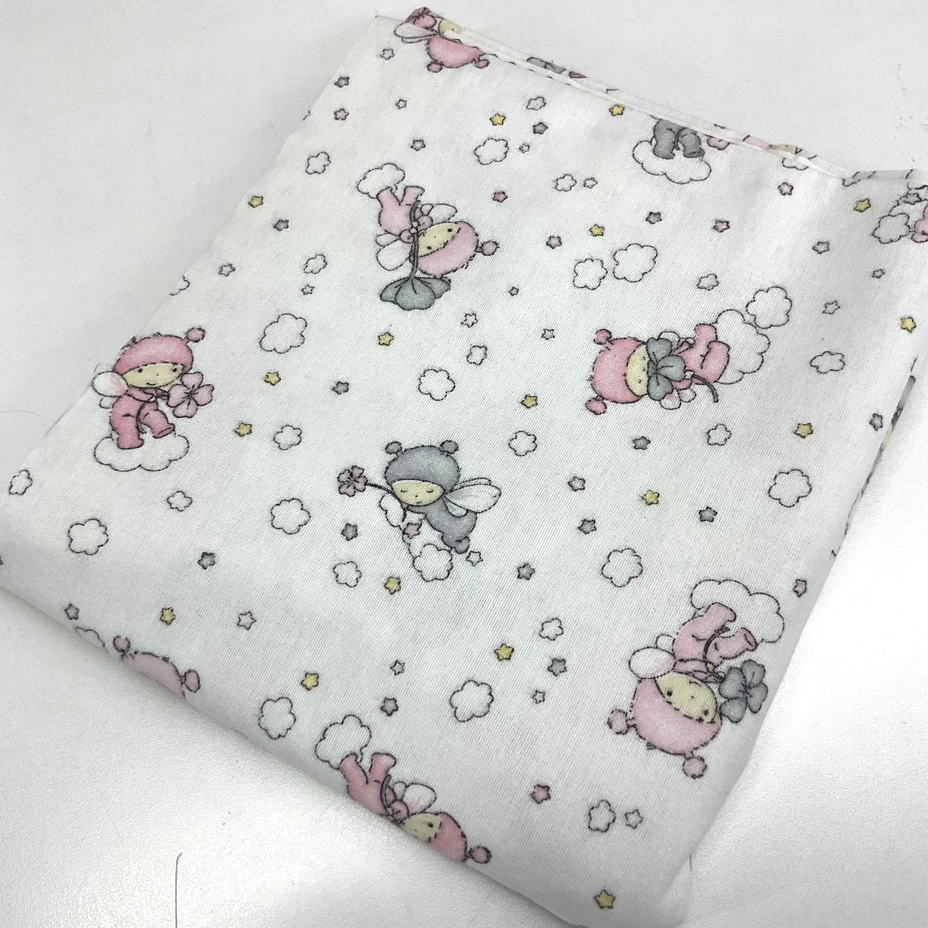 Pembe Uykucular 100*240 Cm Parça Pazen Kumaş 