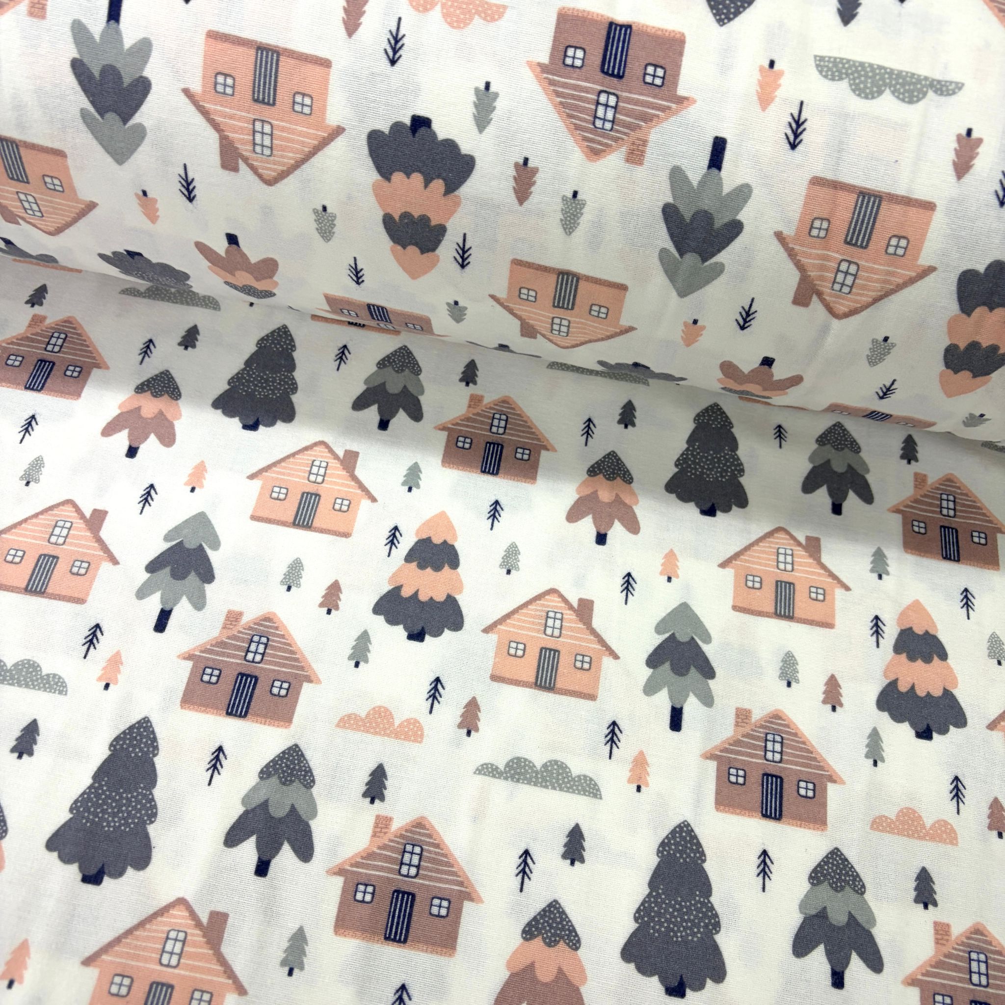 Orman Evi Pazen Kumaş