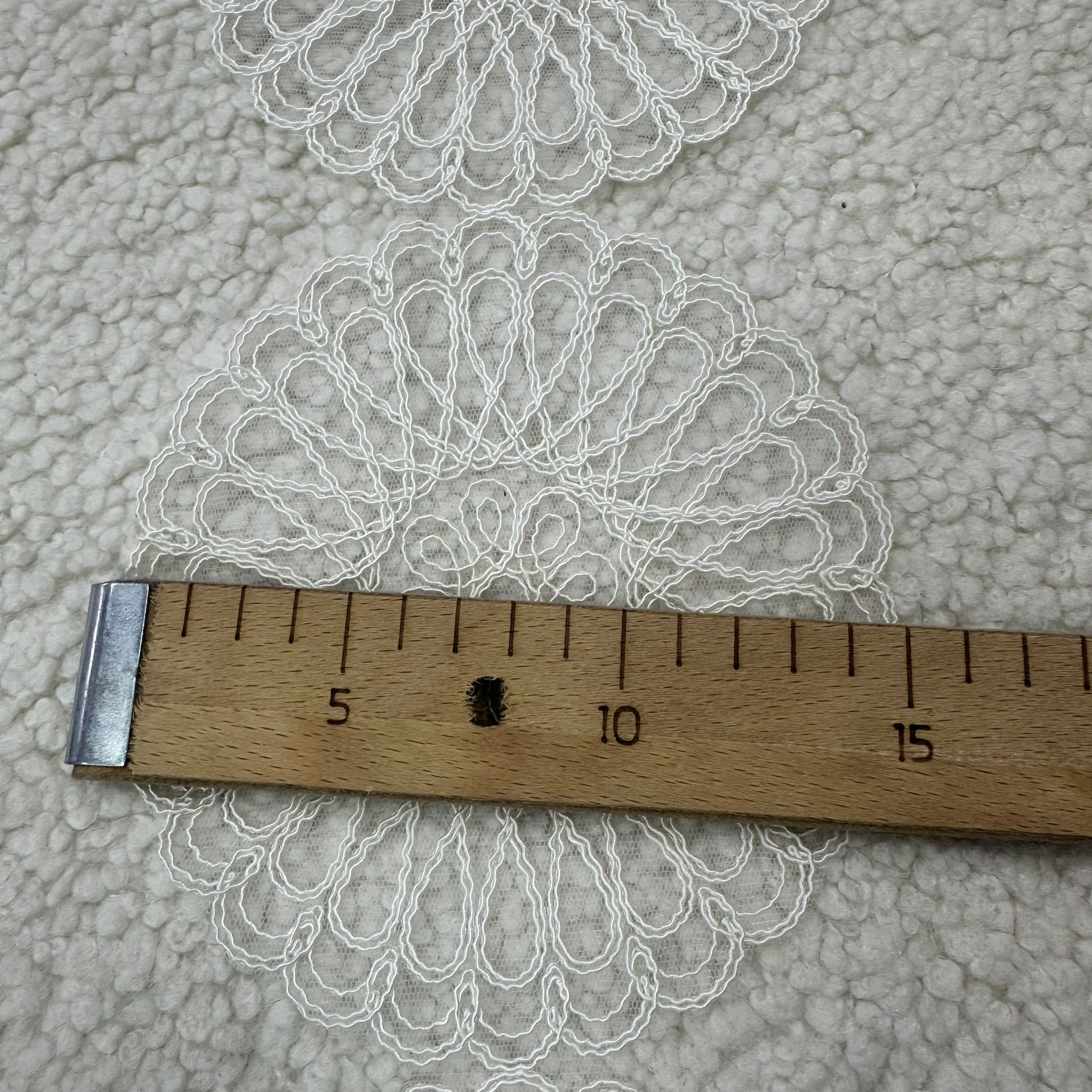 G-36 Angles Krem Top Dantel Fransız Güpür