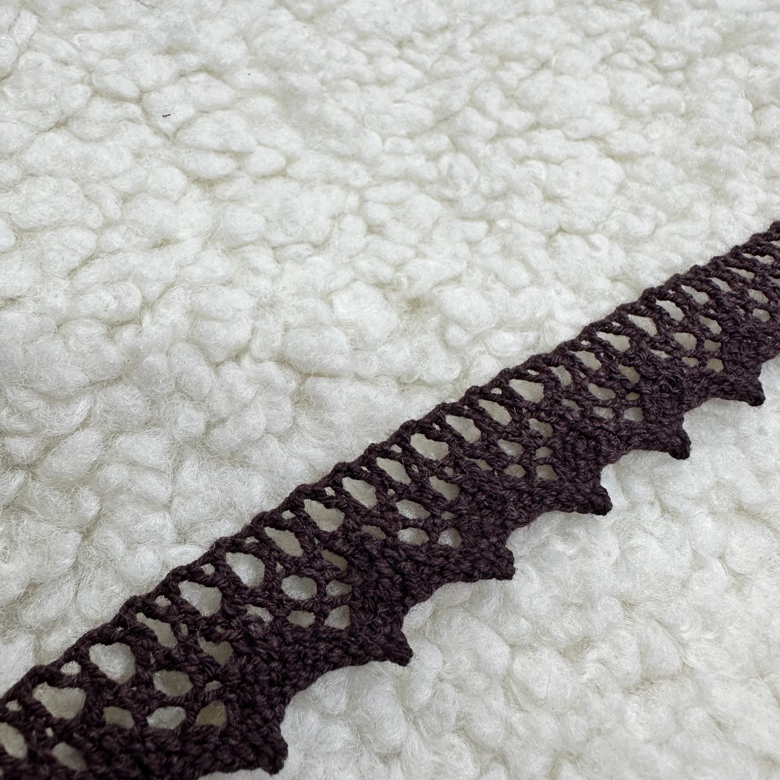 Zigzaglı Acı Kahve Pamuklu Kopanaki