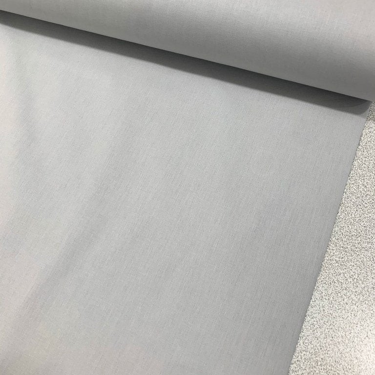 Faal Gümüş Gri  Poplin Kumaş