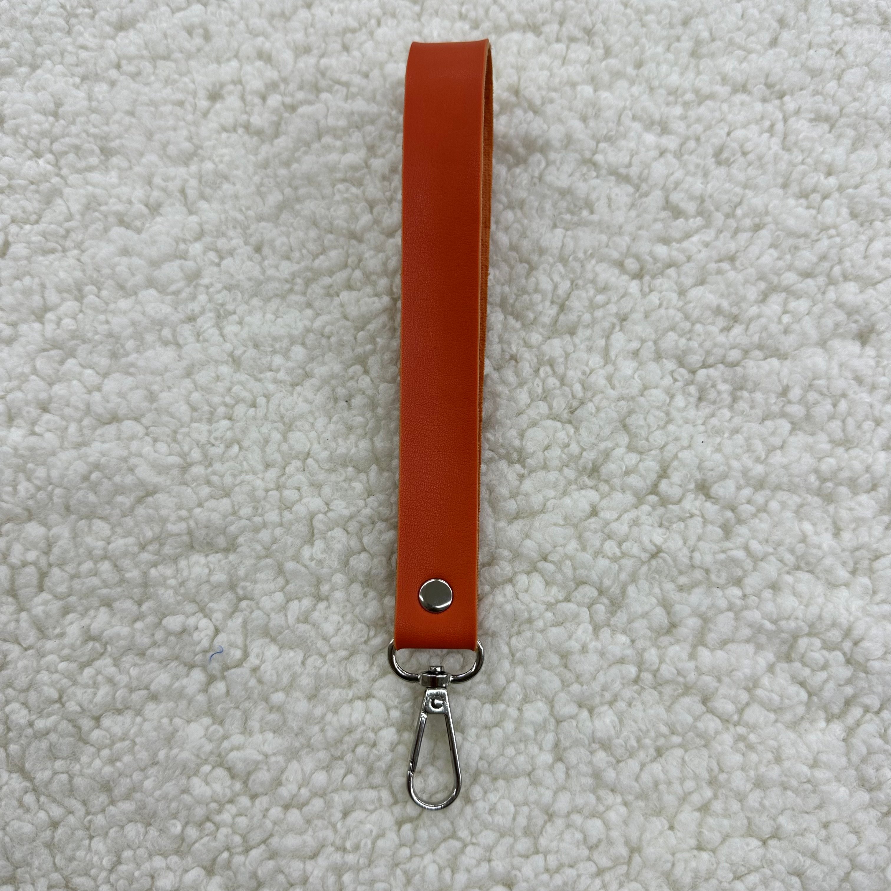 Turuncu Clutch Çanta Sapı