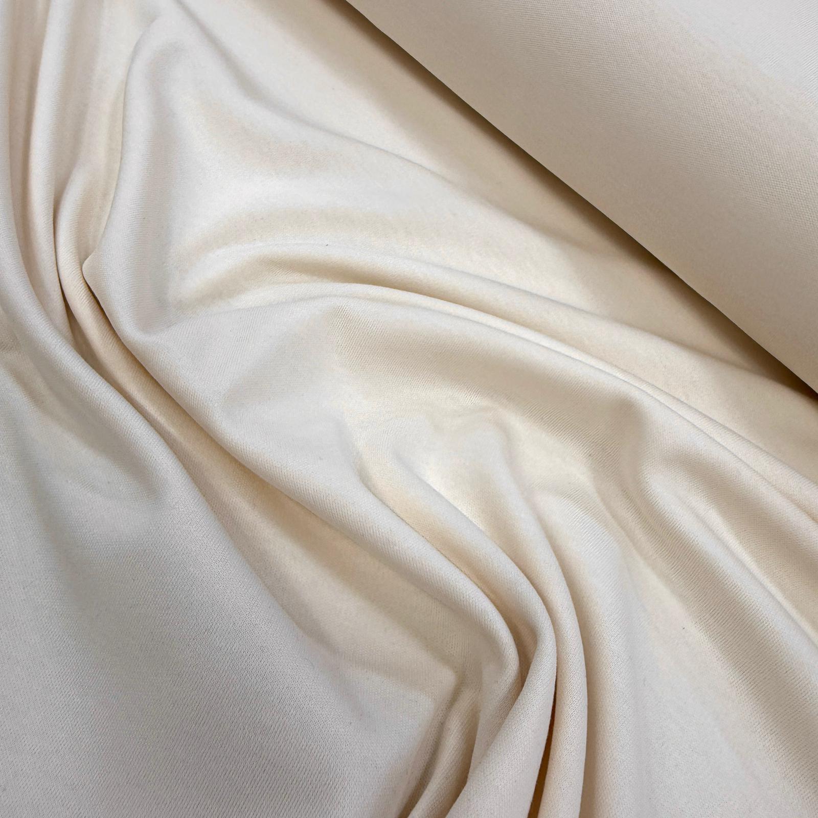 Krem İntaşlar Markalı 40/1 İnterlok Penye Kumaş