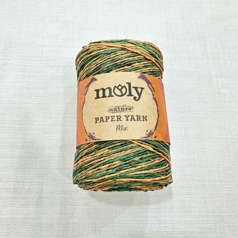 Moly Ebruli Kağıt İp Yeşil