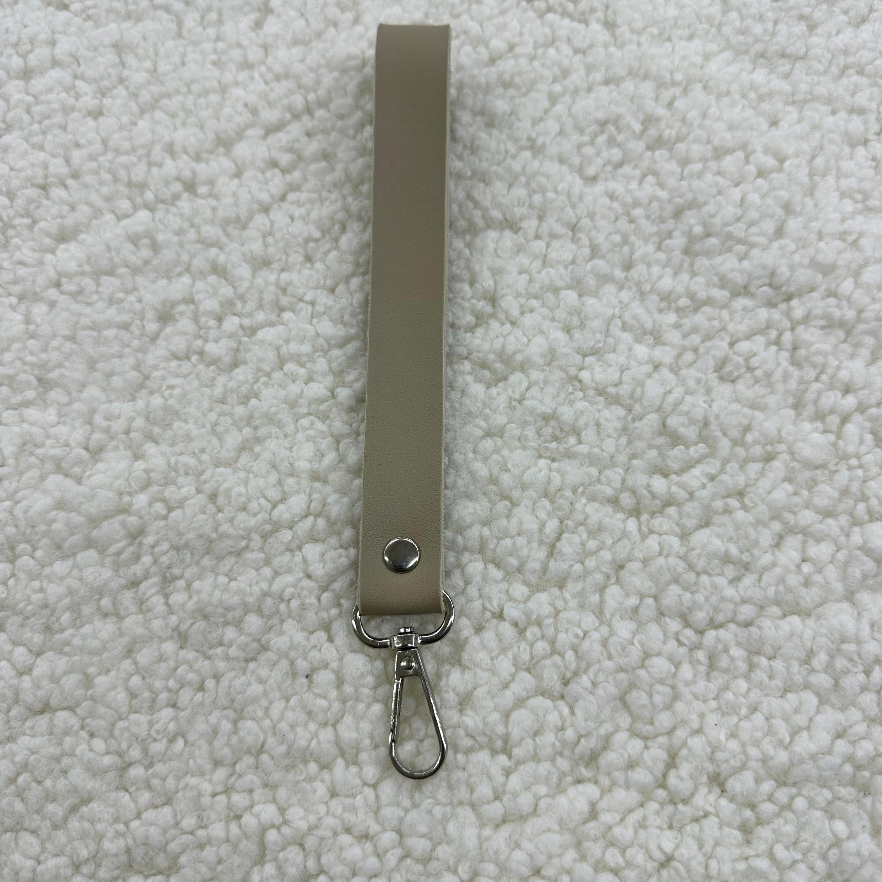 Bej Clutch Çanta Sapı