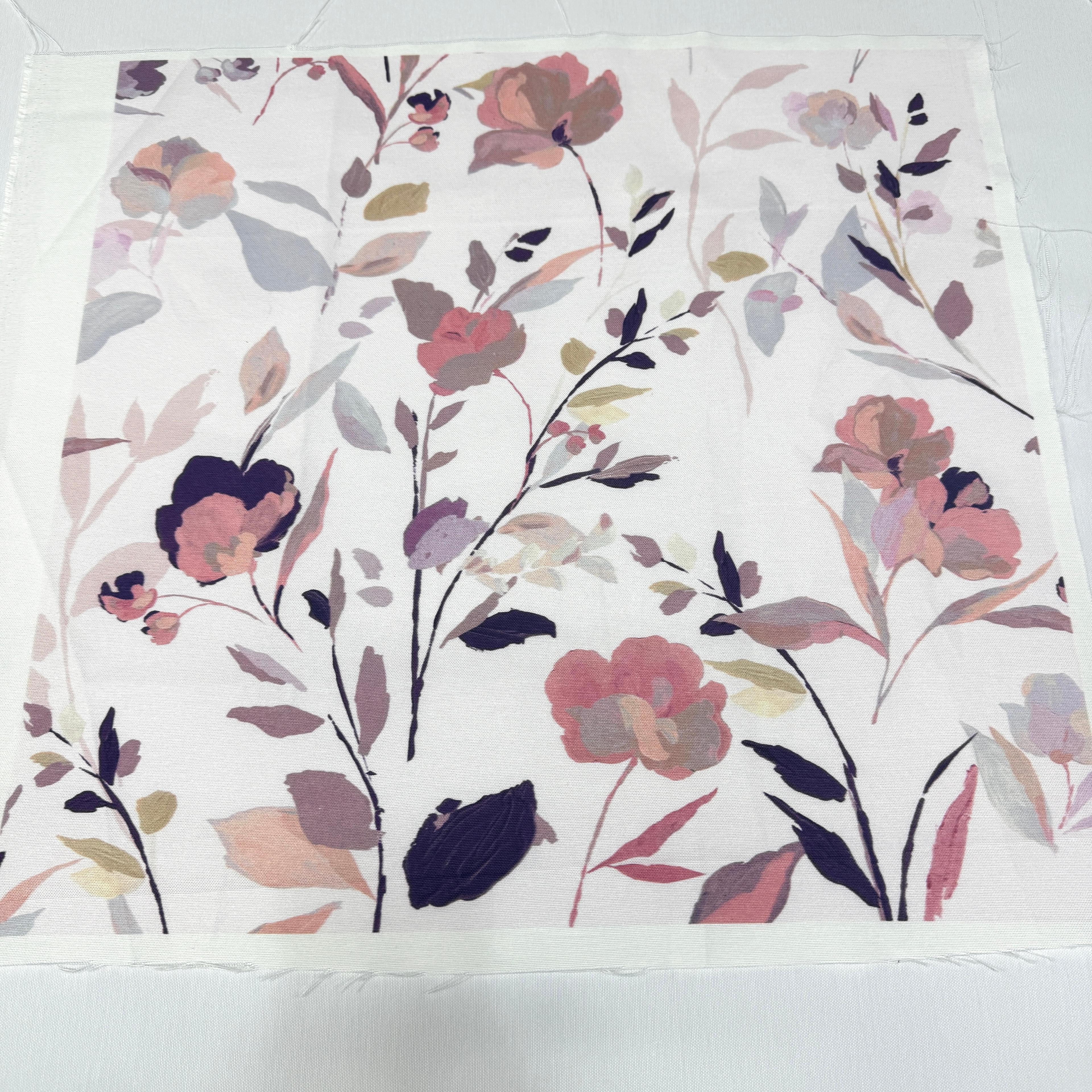 Çiçekler 50*50 Cm Pano Kırlentlik Pano Duck Kumaş