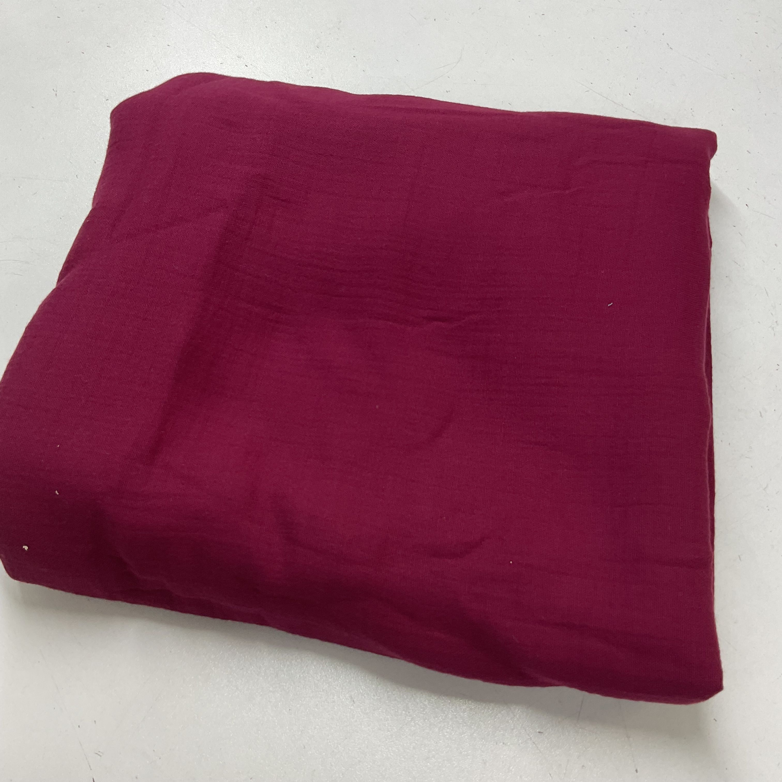 Bordo 150*150 cm Parça Bürümcük Müslin Kumaş