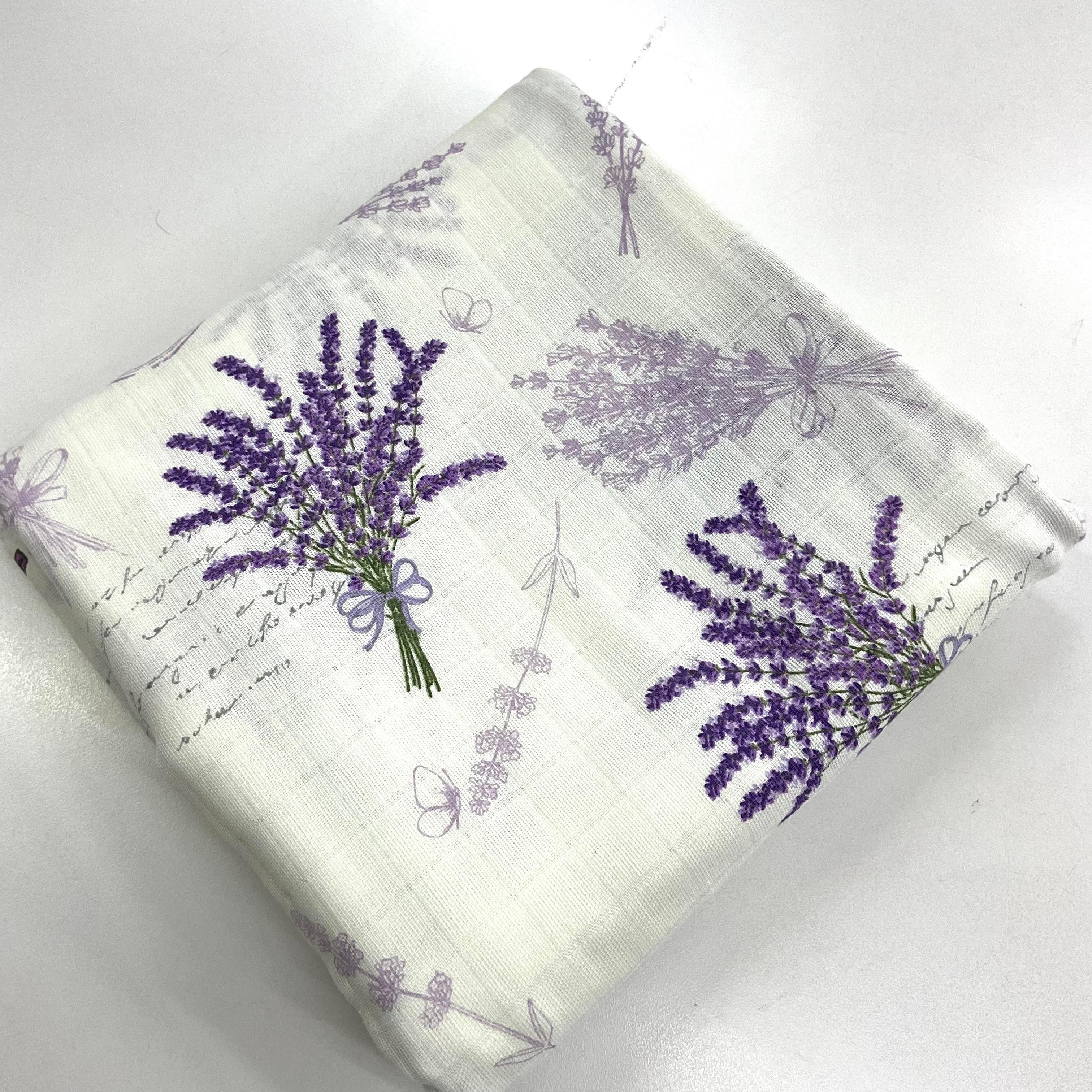 Lavandula 200*160 cm Parça Müslin Kumaş