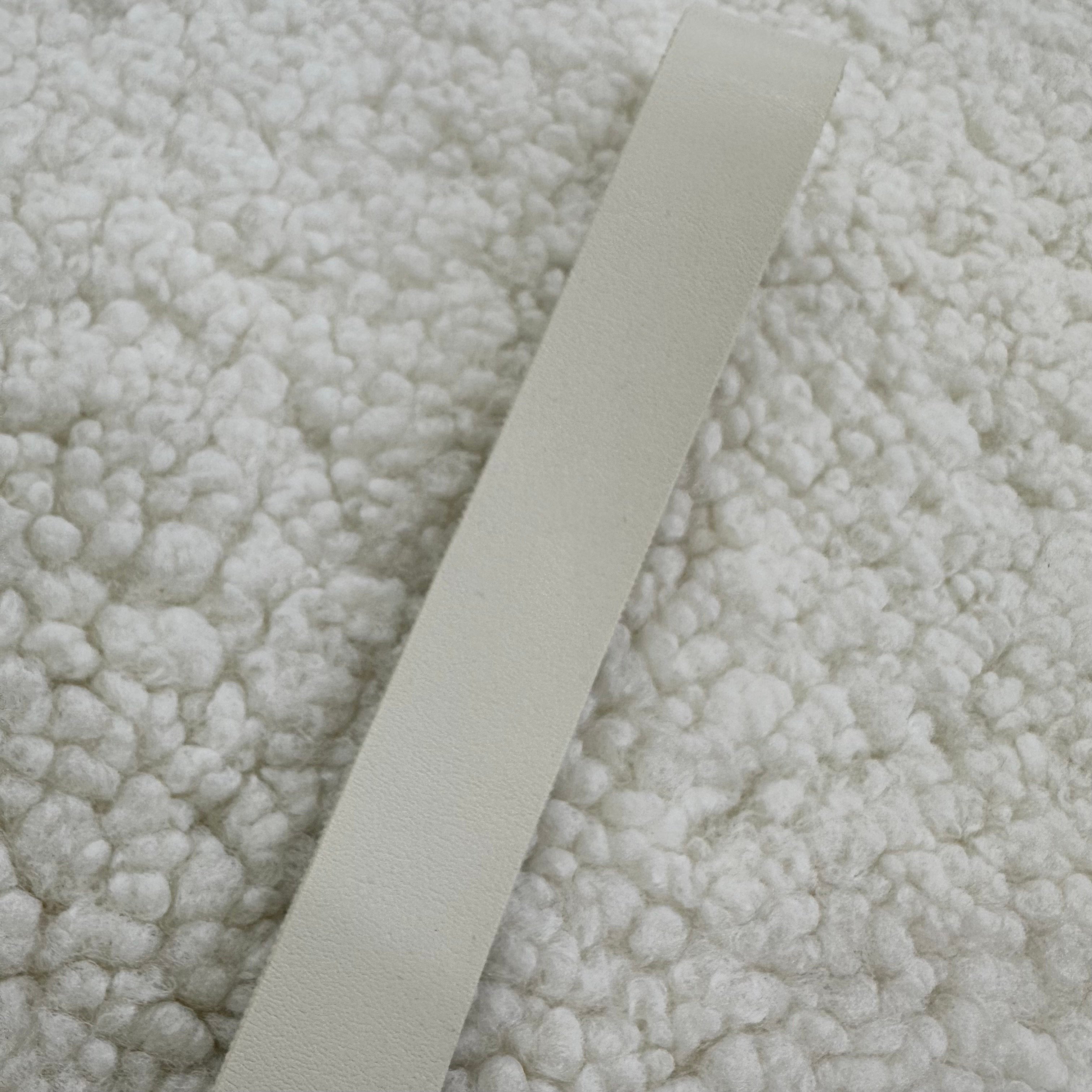 Krem Clutch Çanta Sapı