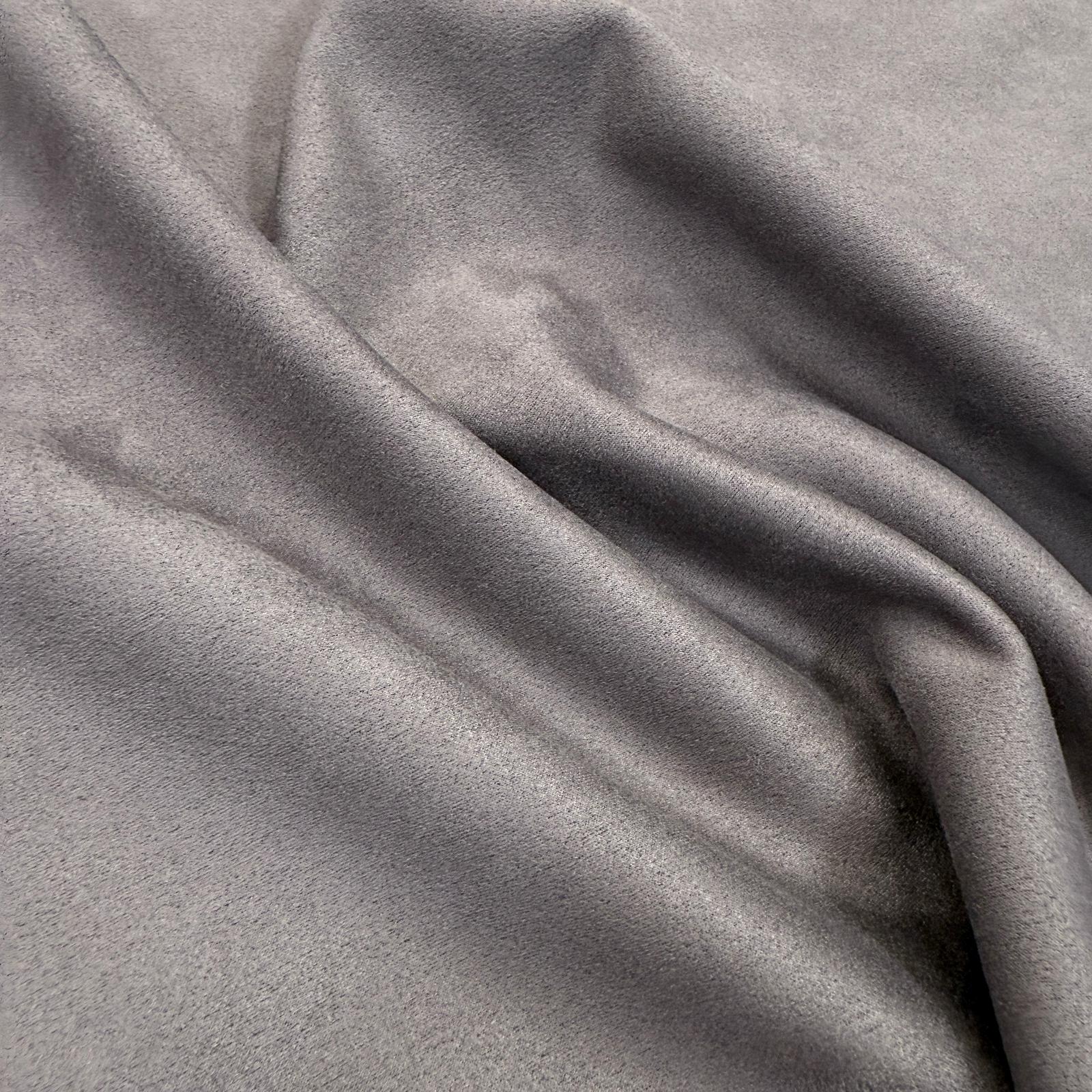 Çift Taraflı Scuba Süet Kumaş - Koyu Gri