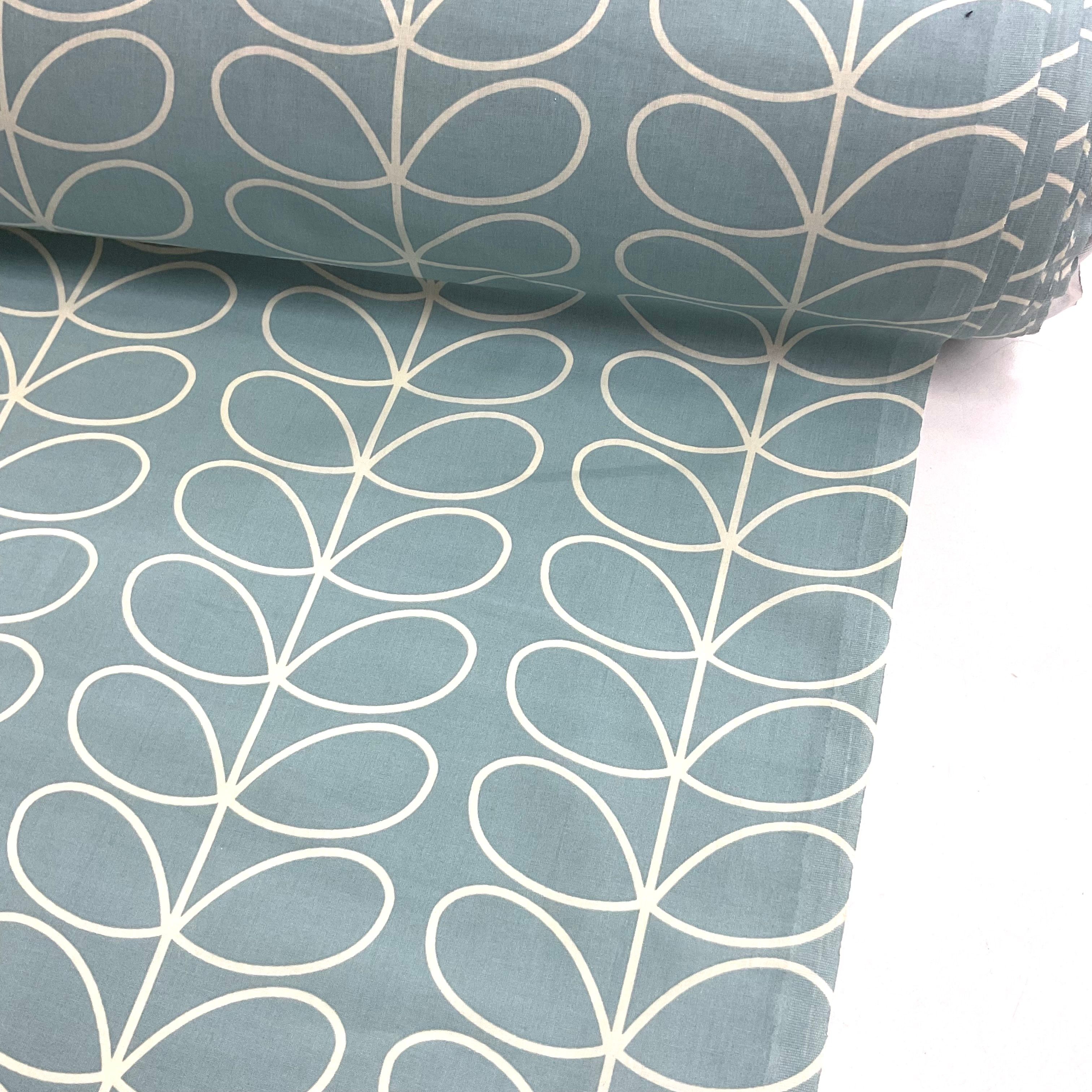 Buz Mavi Düğüm Premium Poplin Kumaş