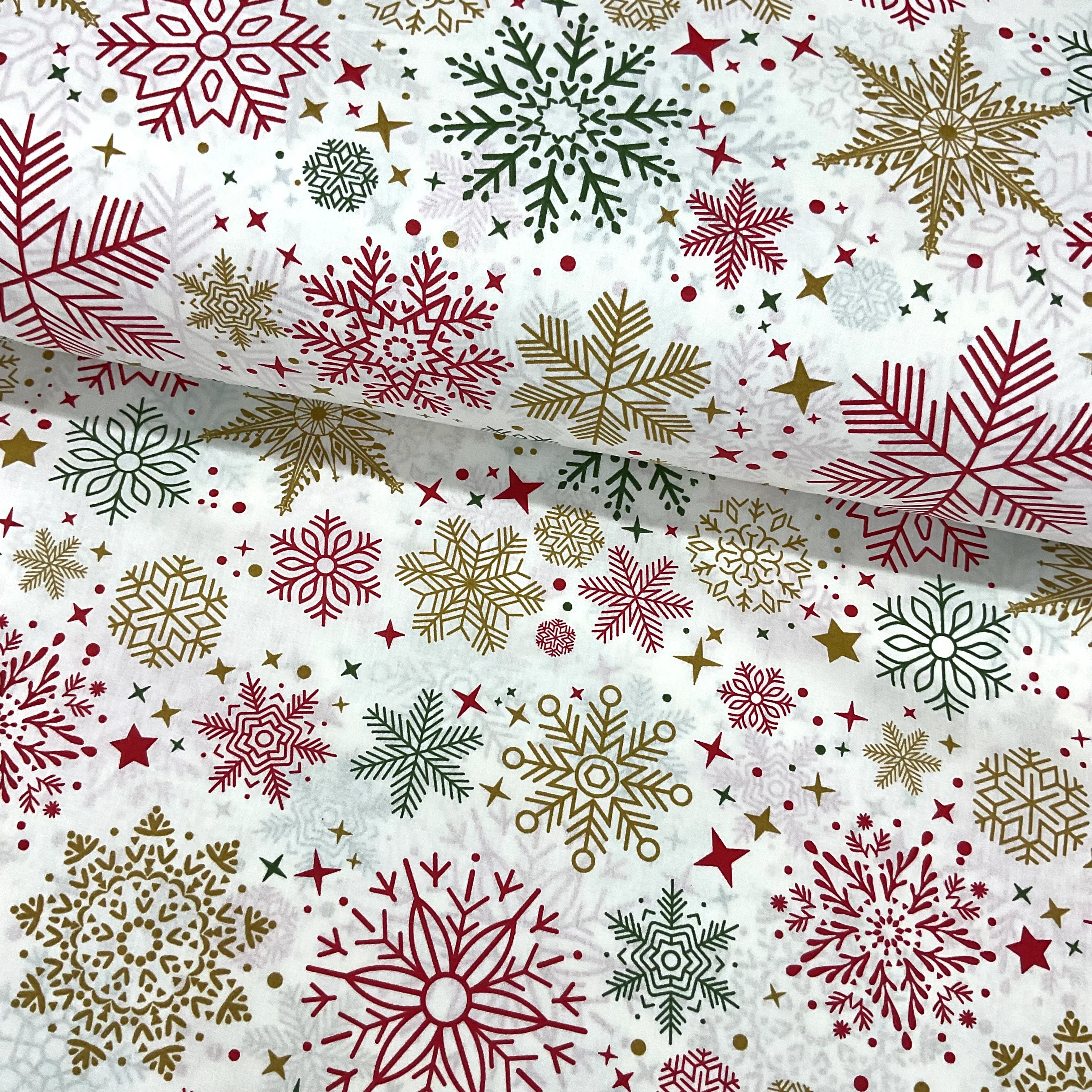 Premier Kar Tanesi Ranforce Poplin Kumaş