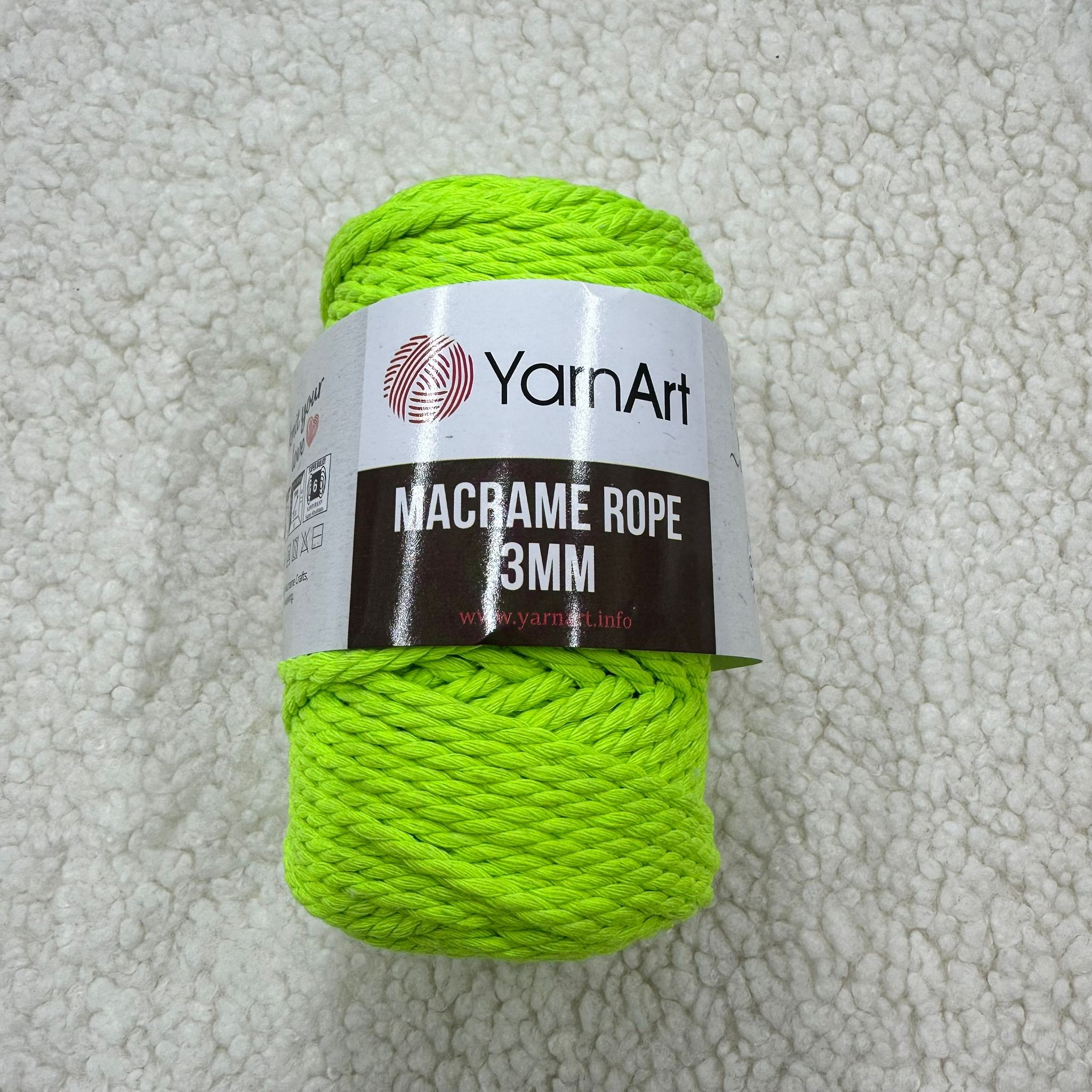 Yarn Art Macrame Rope 3 Mm 801
