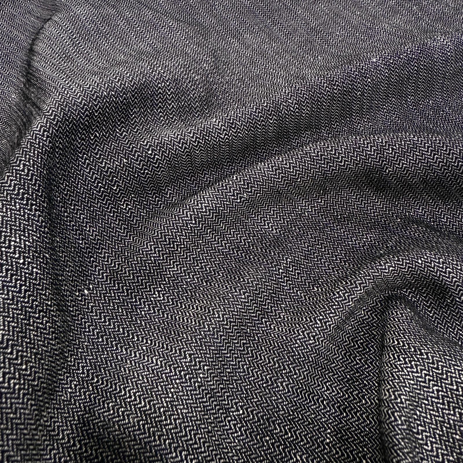 Defolu İngiliz Yünlü İpliği Boyalı Balıksırtı Giyimlik Kumaş