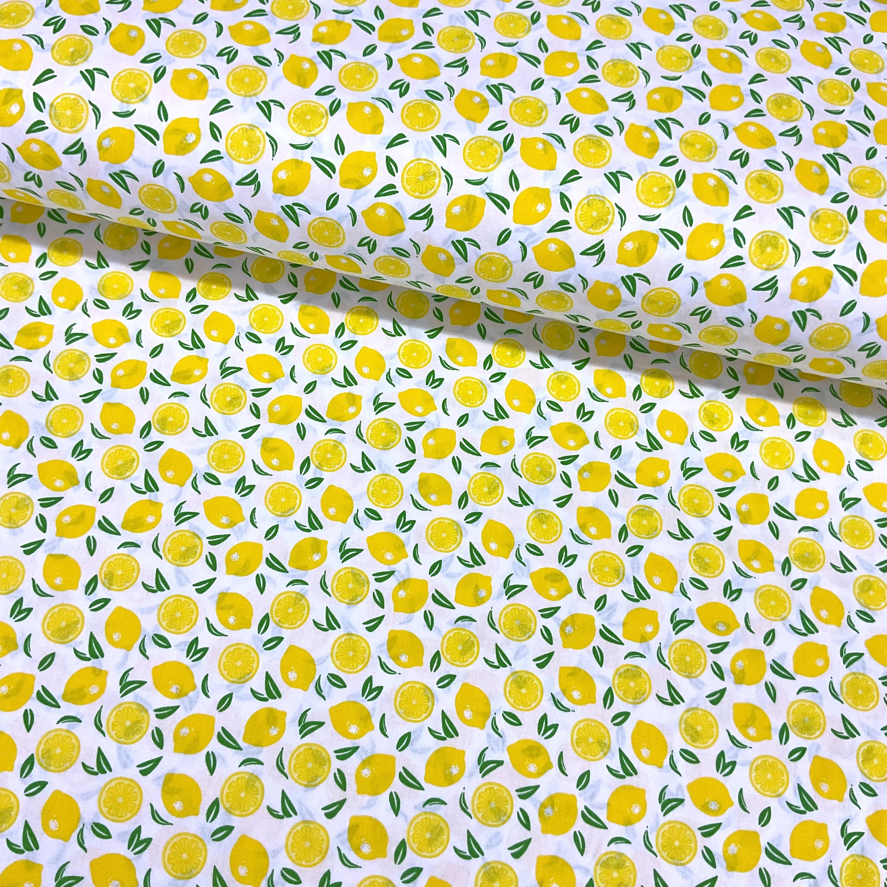 Küçük Limonlar Poplin Kumaş