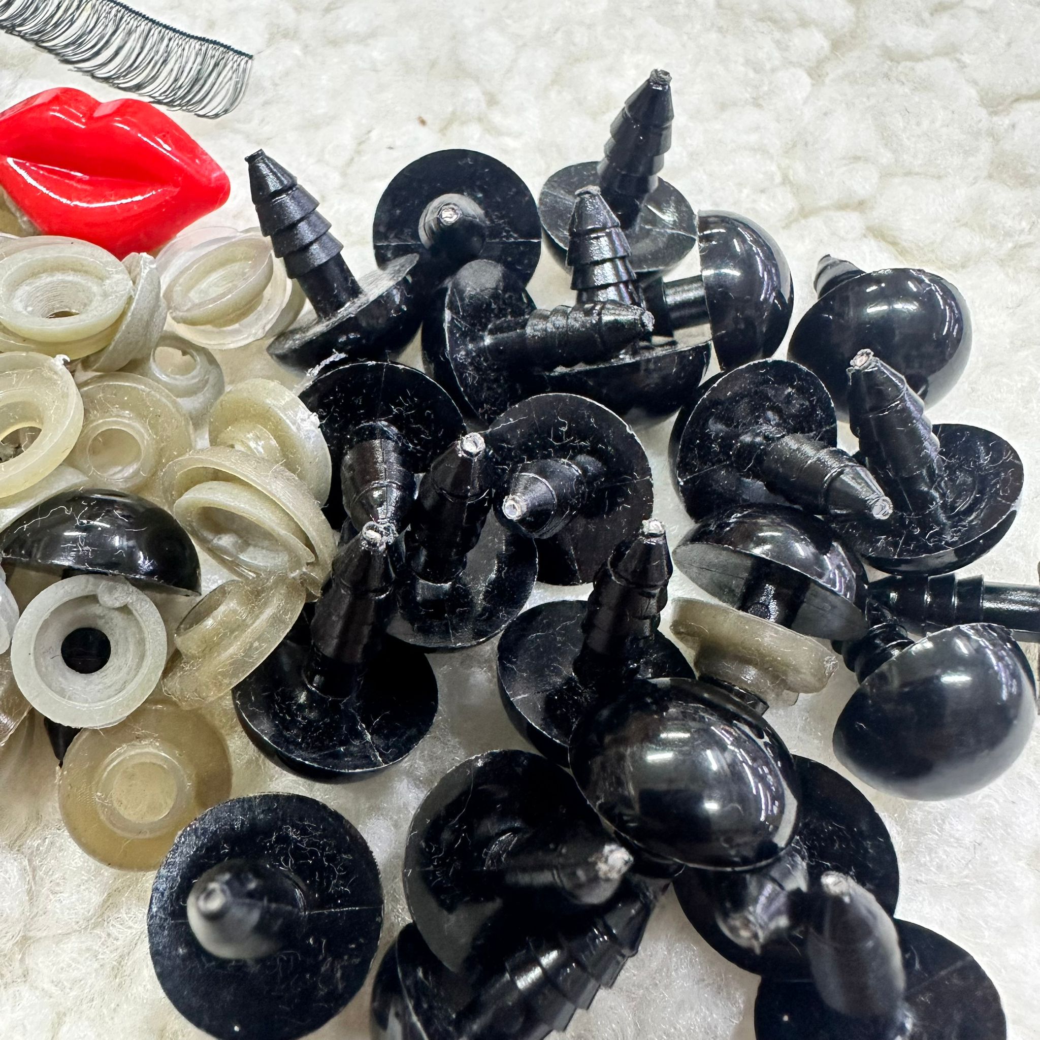 Siyah Beyaz Amigurumi Göz Set