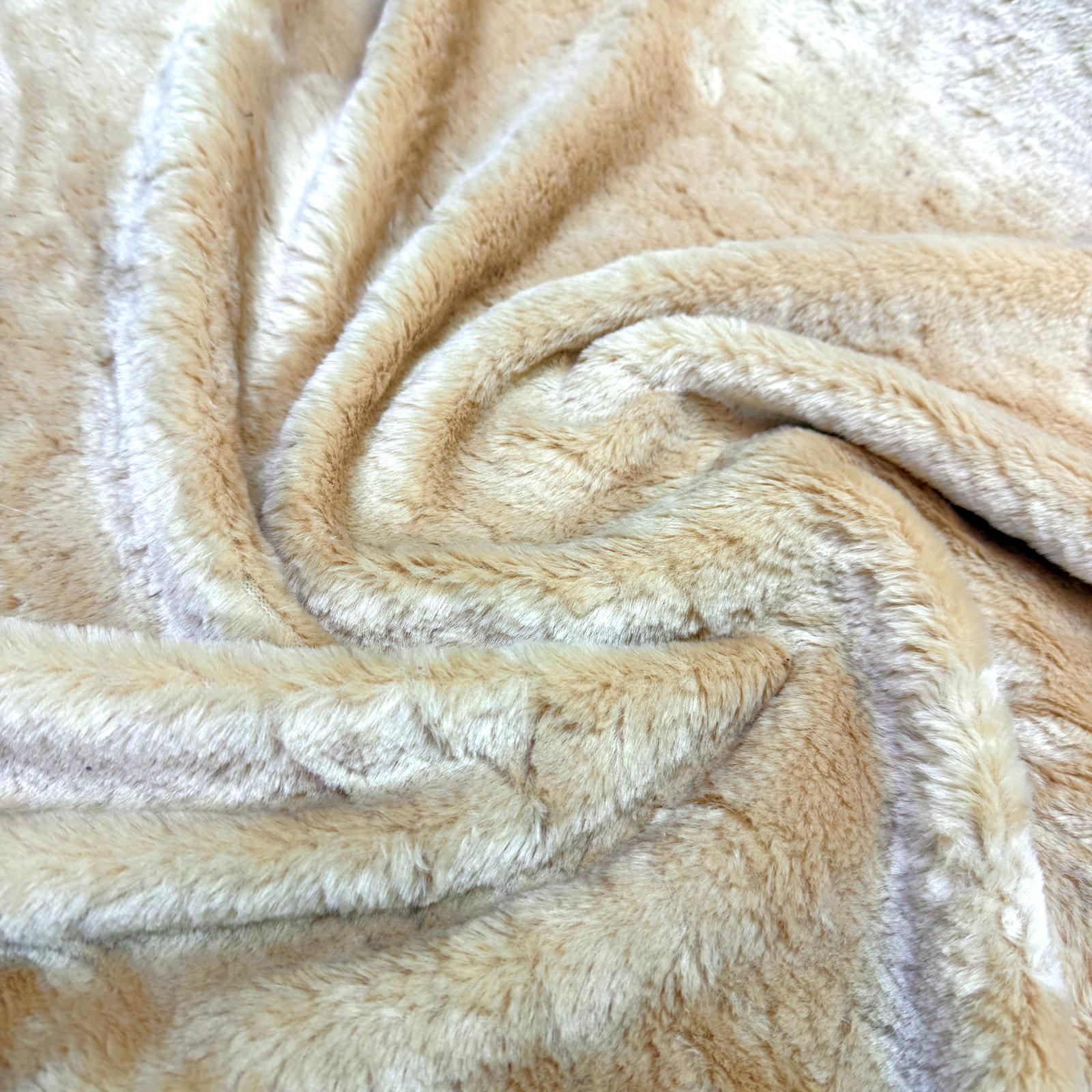 Sütlü Kahve Toscana Kısa Tüylü Yumoş Peluş Kumaş