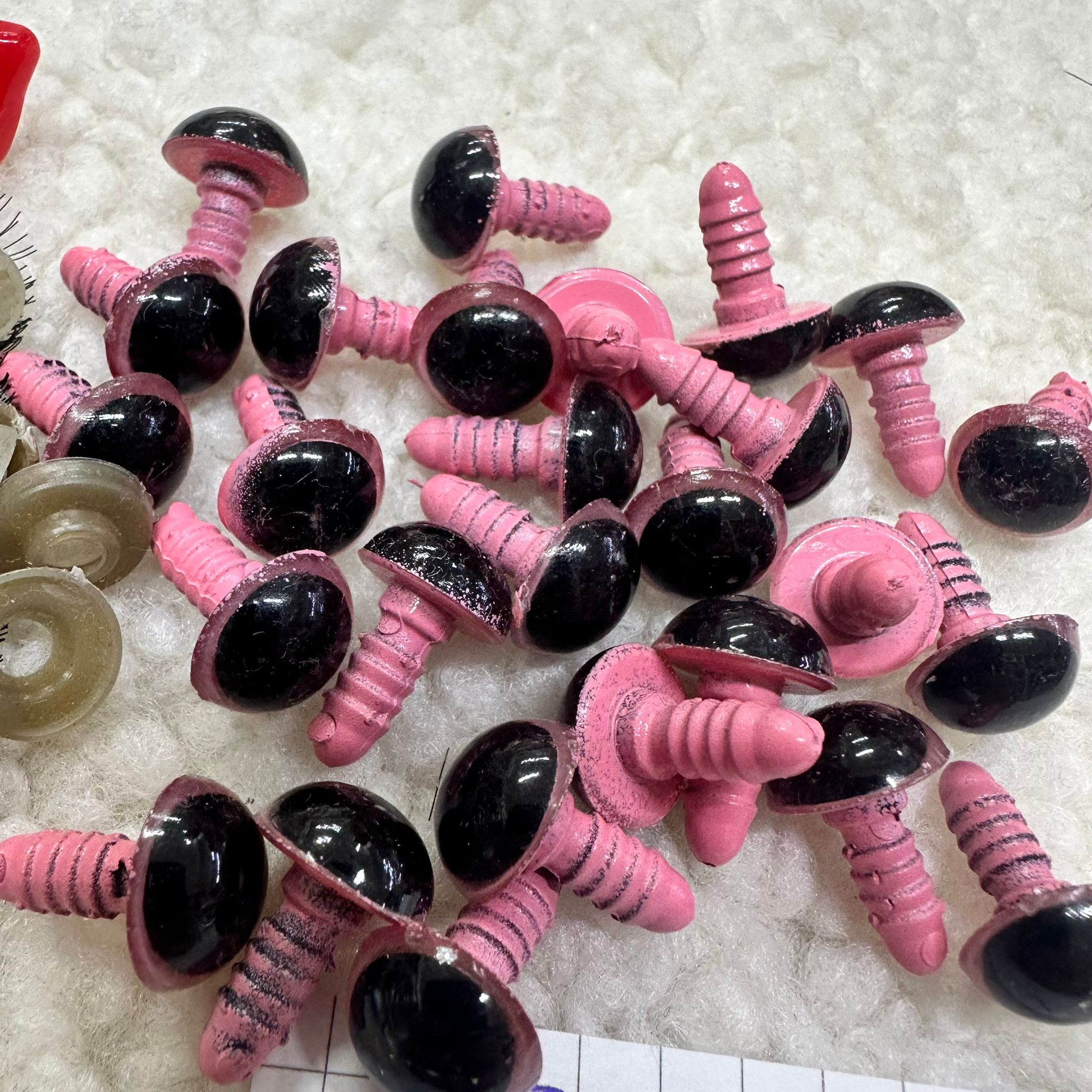 Pembe Amigurumi Göz Set