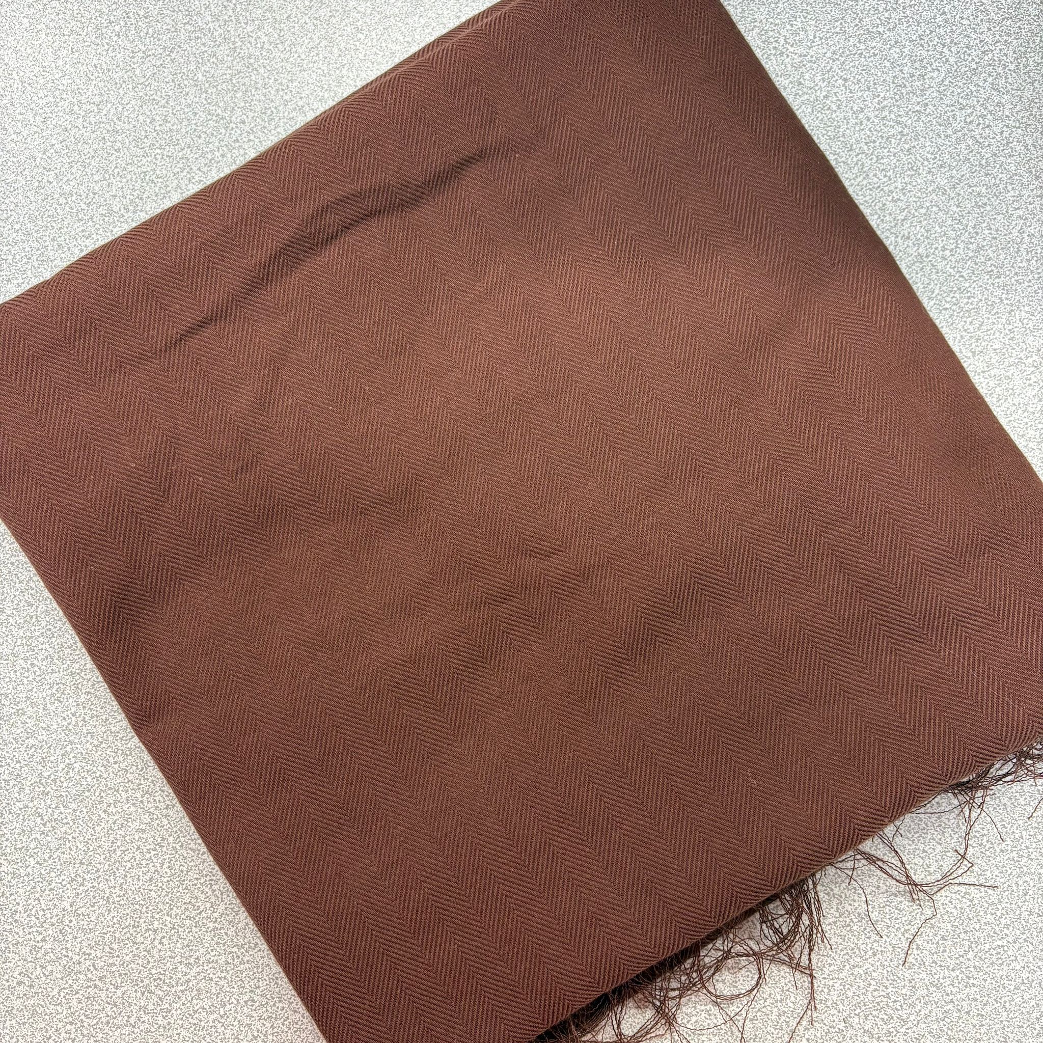 Tarçın Balıksırtı Giyimlik Kumaş No:91 100*140 cm Pamuk Keten Parça Kumaş