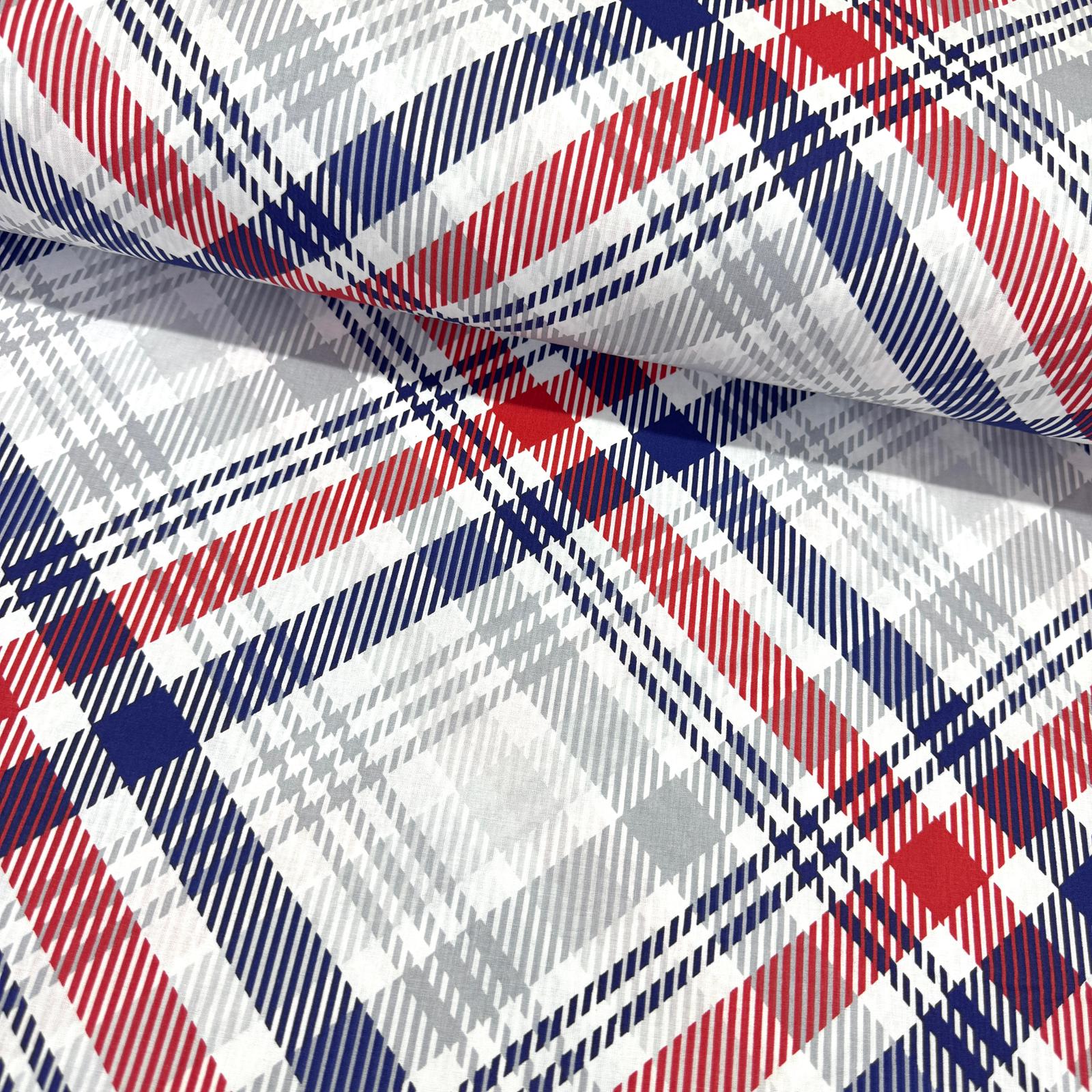 Daisy Ekose Poplin Kumaş