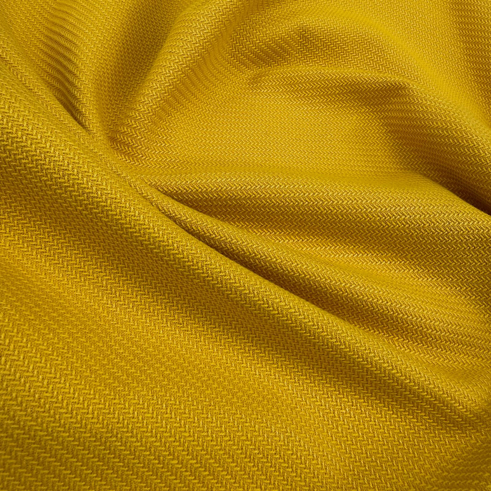 Sarı Balıksırtı Pamuklu Kumaş