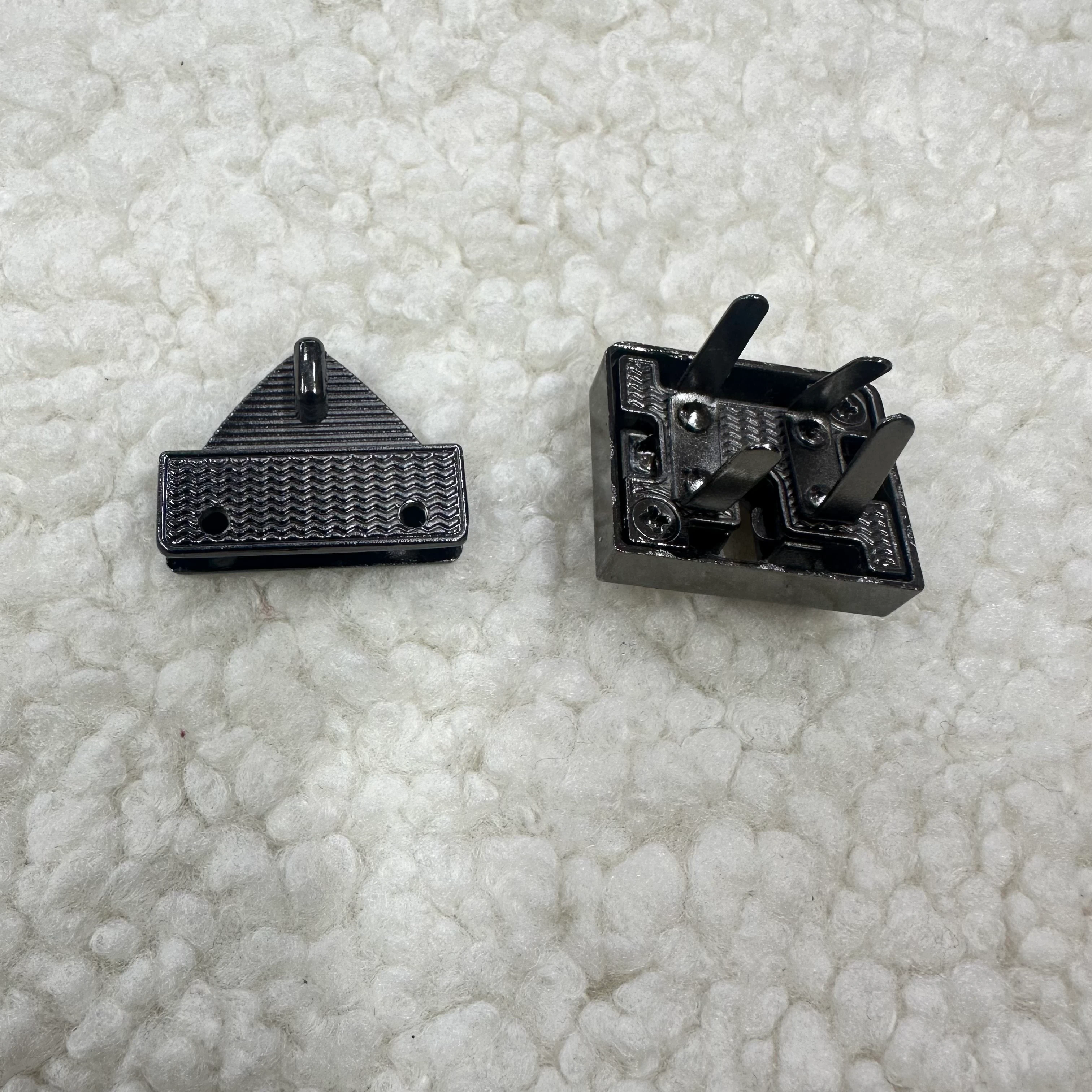 Geçmeli Çanta Kilidi Klipsi Antrasit