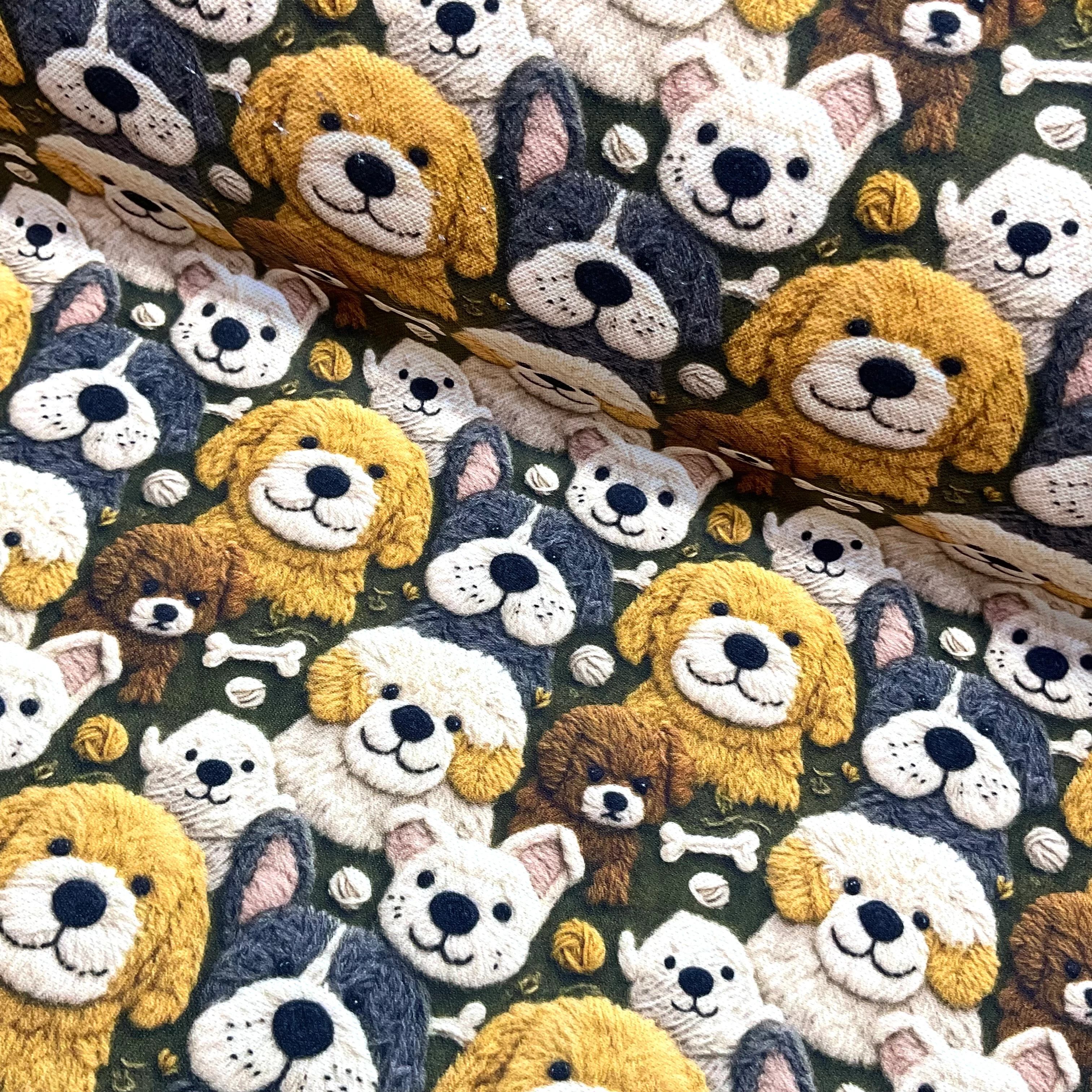 Hav Hav 3D Dijital Baskı Kumaş