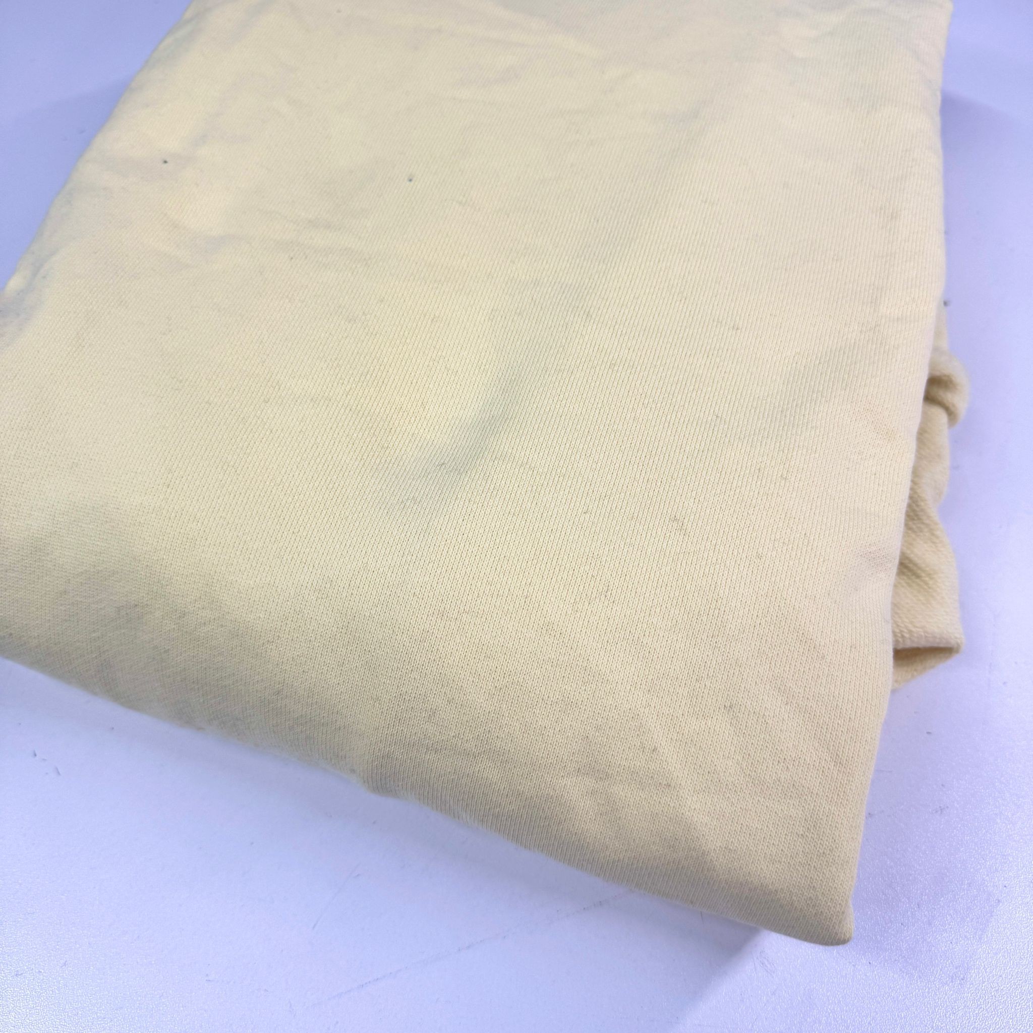 Açık Sarı Üç İplik Penye Kumaş 1000 gr