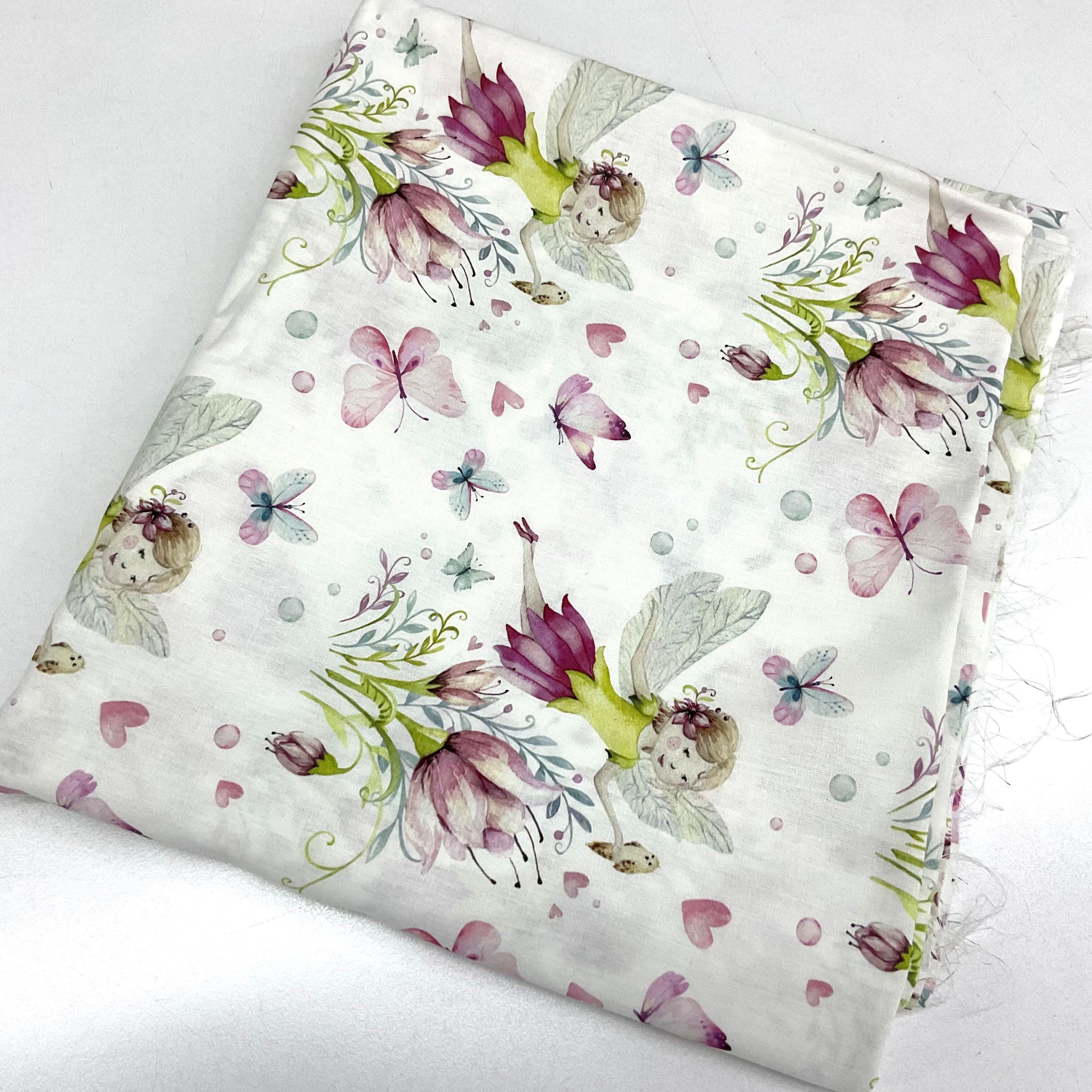 Sevimli Periler 100*240 cm Parça Dijital Poplin Kumaş