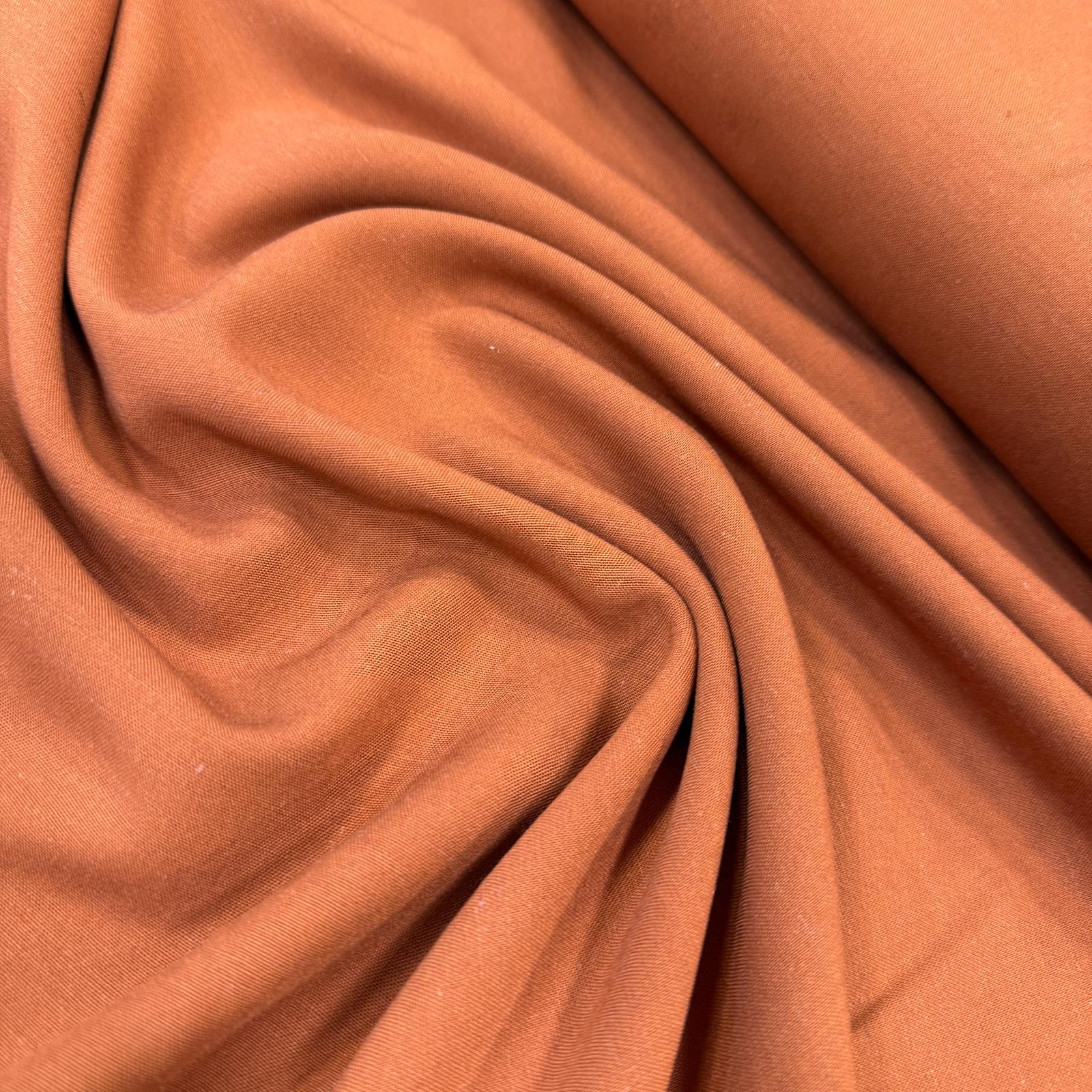 Kampanyalı İhraç Fazlası Tarçın Viskon Keten Kumaş