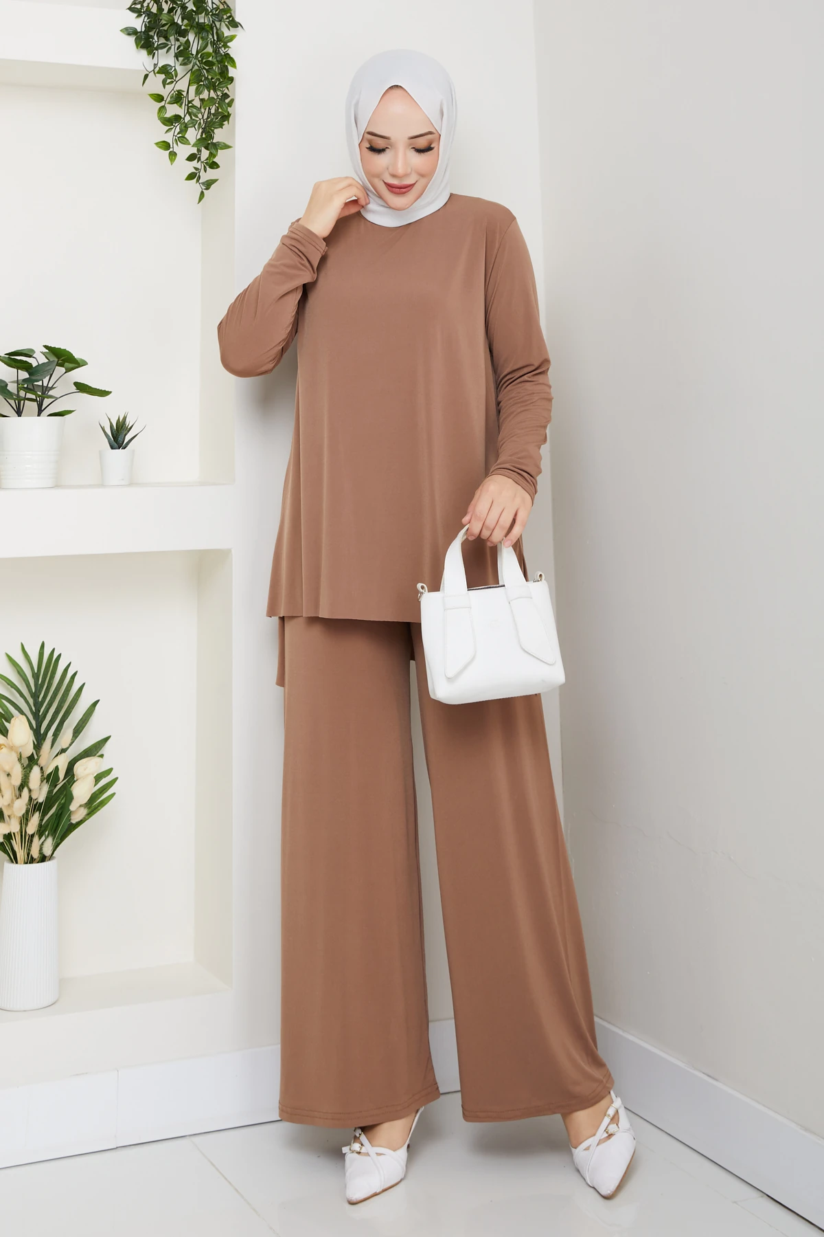 Kadın Düz Takım - bisküvi