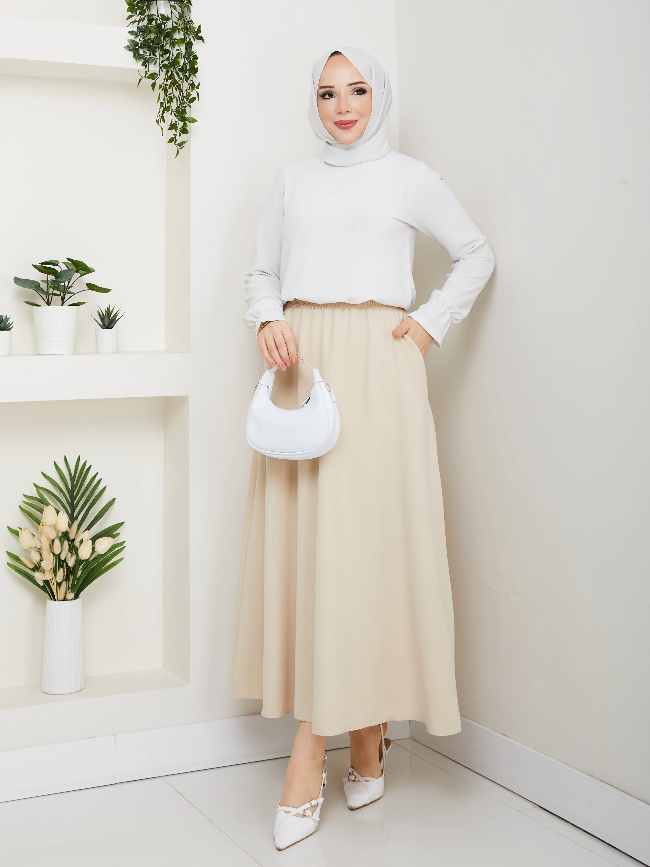 Basic Cepli Rahat Kesim Maxi Etek