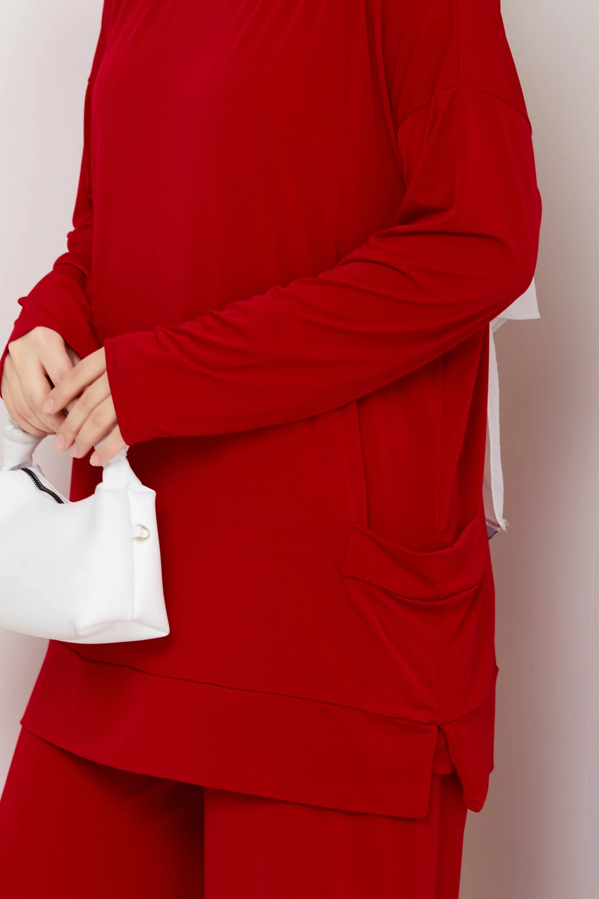 YANLARI CEPLİ SANDY PANTOLONLU TAKIM