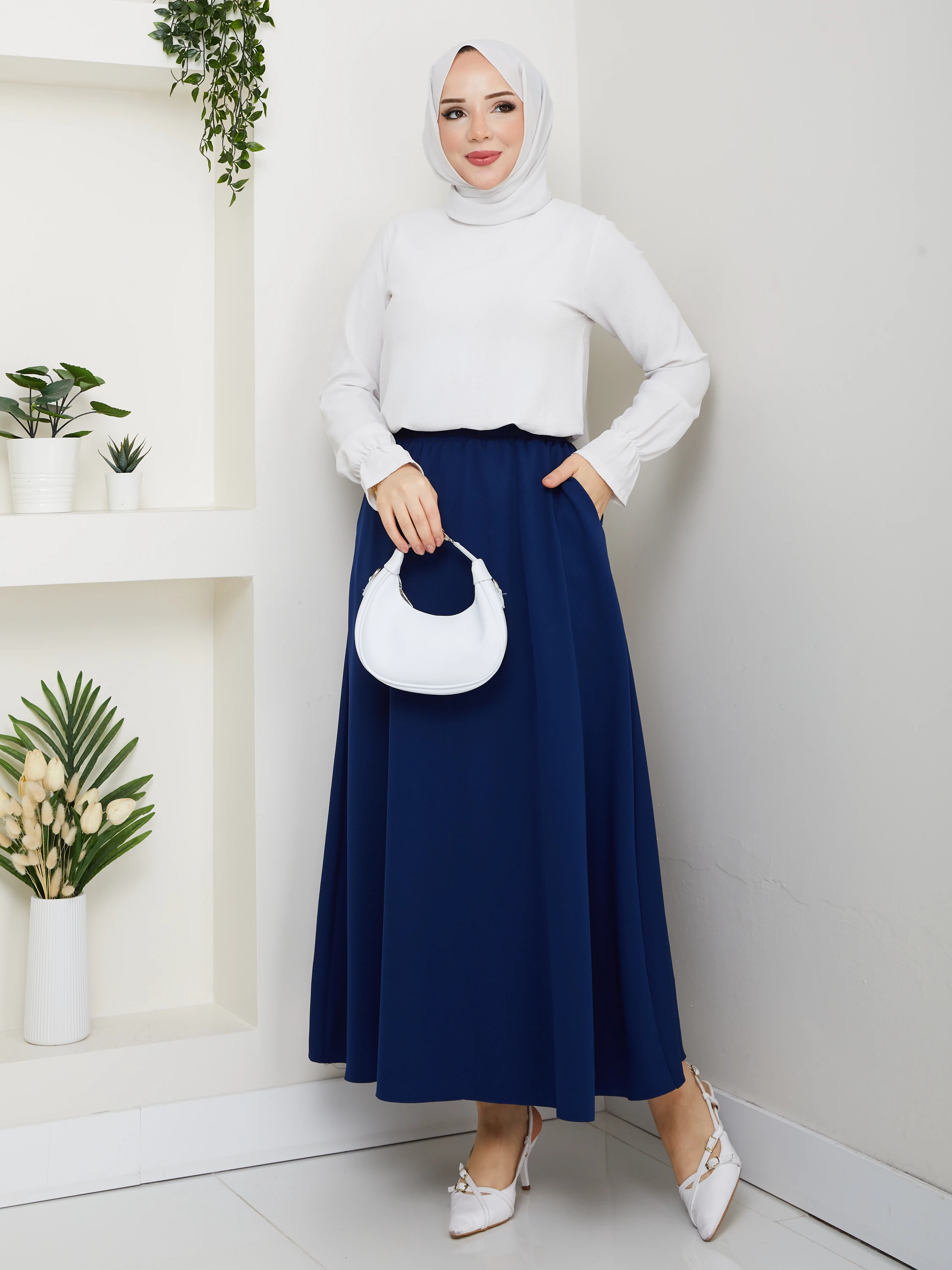 Basic Cepli Rahat Kesim Maxi Etek