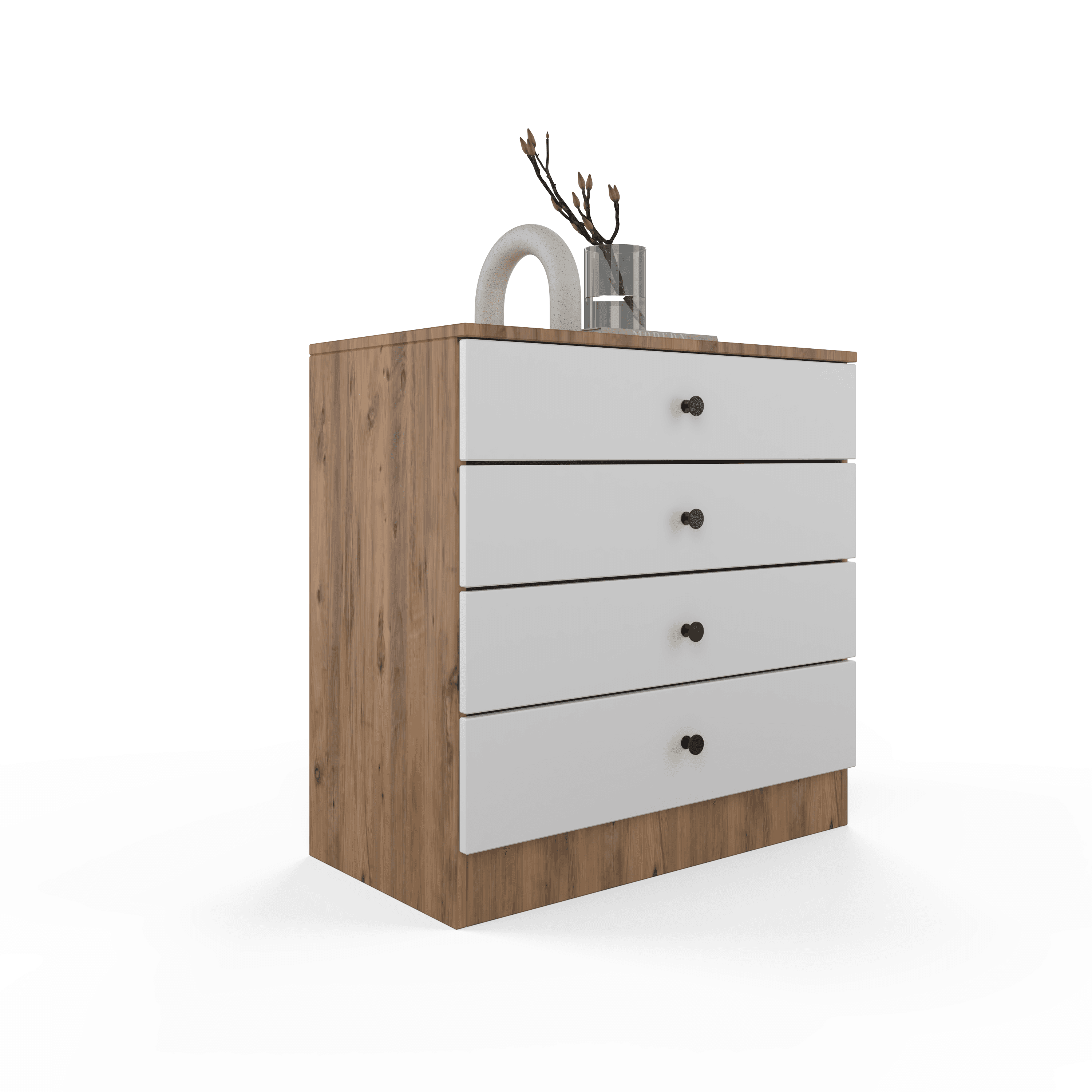 Berlin Dresser   - Atlantic Pine Color - White