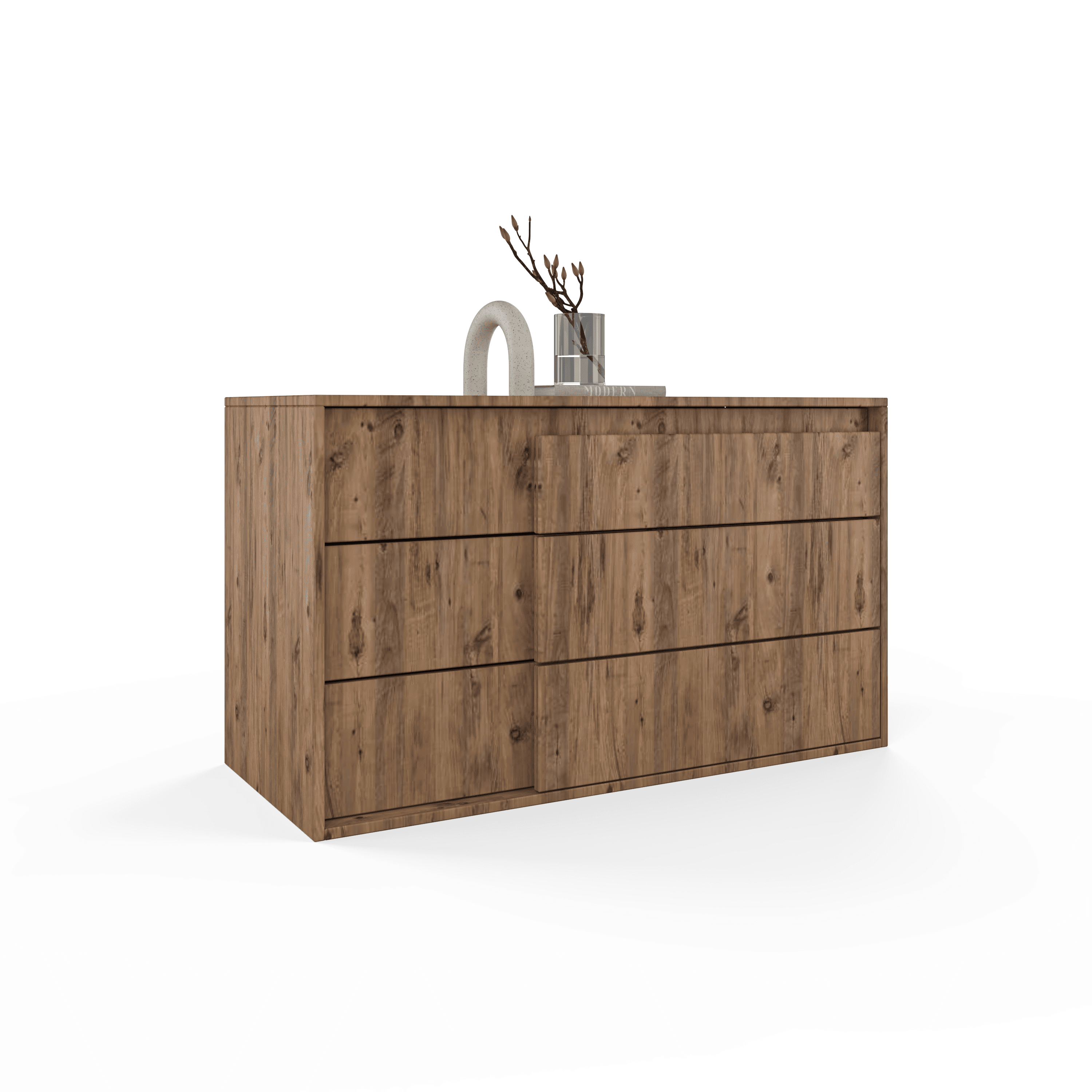 Venge Dresser 3 Drawers  - Atlantic Pine Color